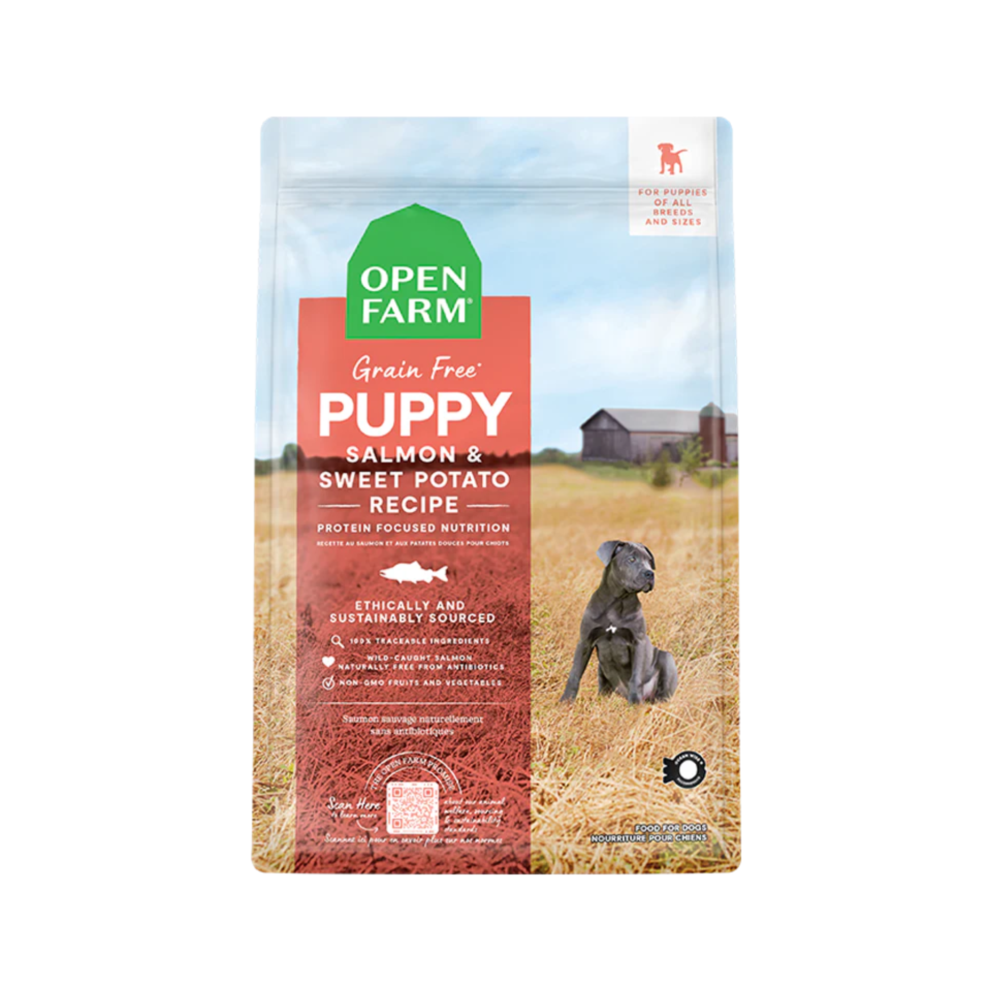 Open Farm Salmon & Sweet Potato Grain-Free Puppy Food