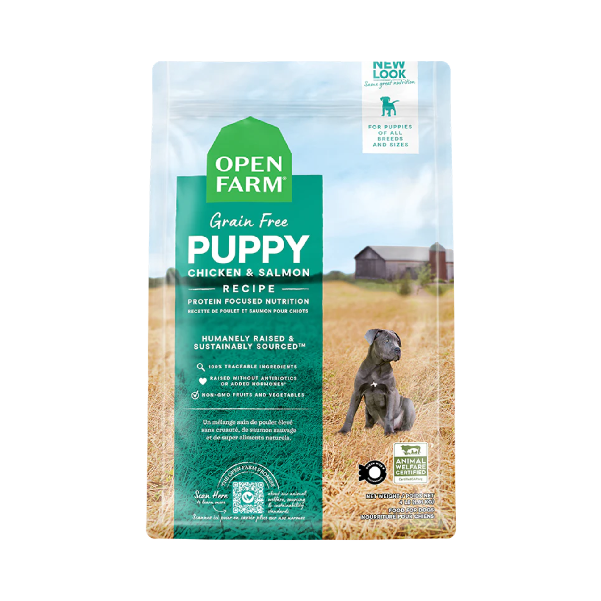 Open Farm Puppy Chicken & Salmon Grain-Free Dry Dog Food