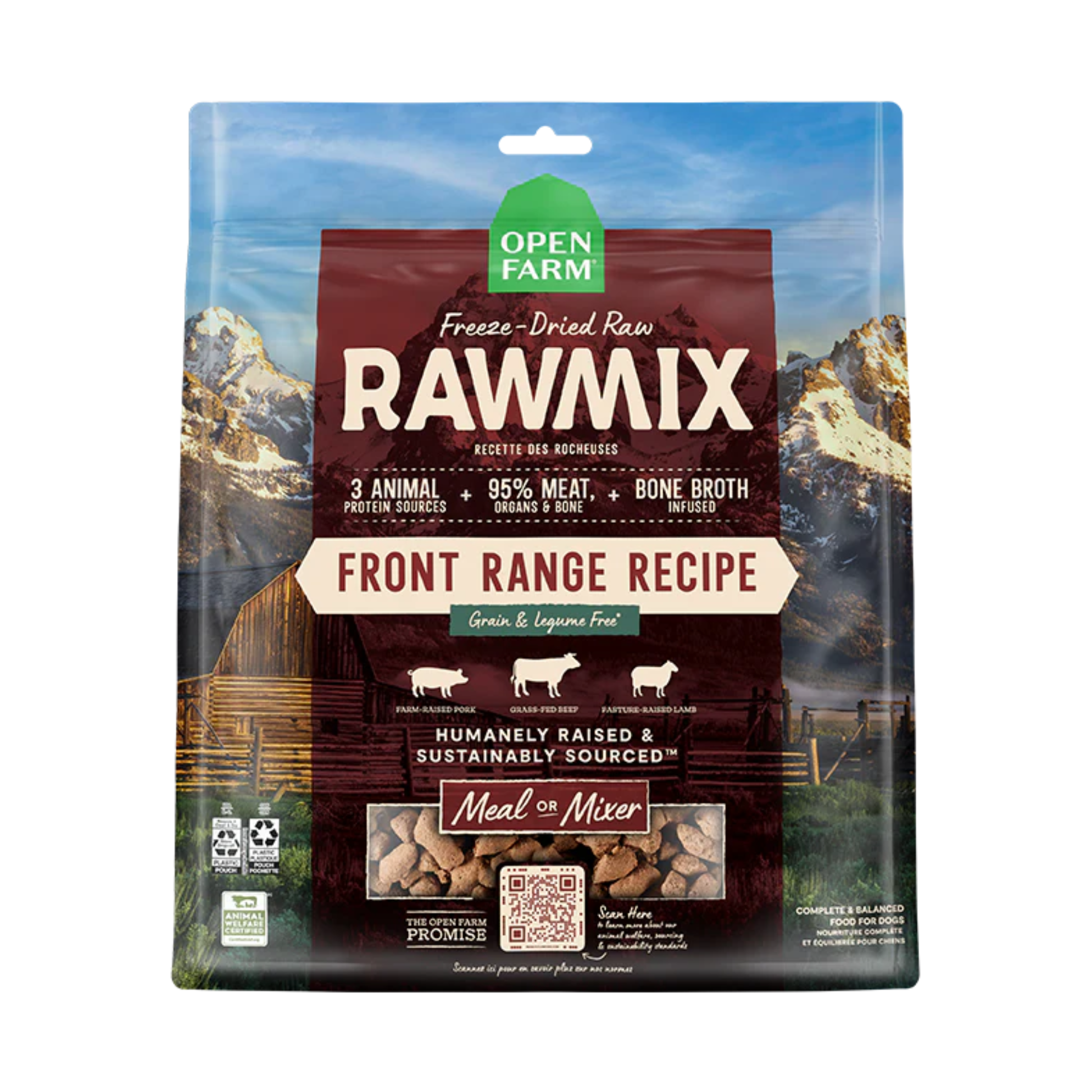 Open Farm RawMix Freeze Dried Raw Recipe