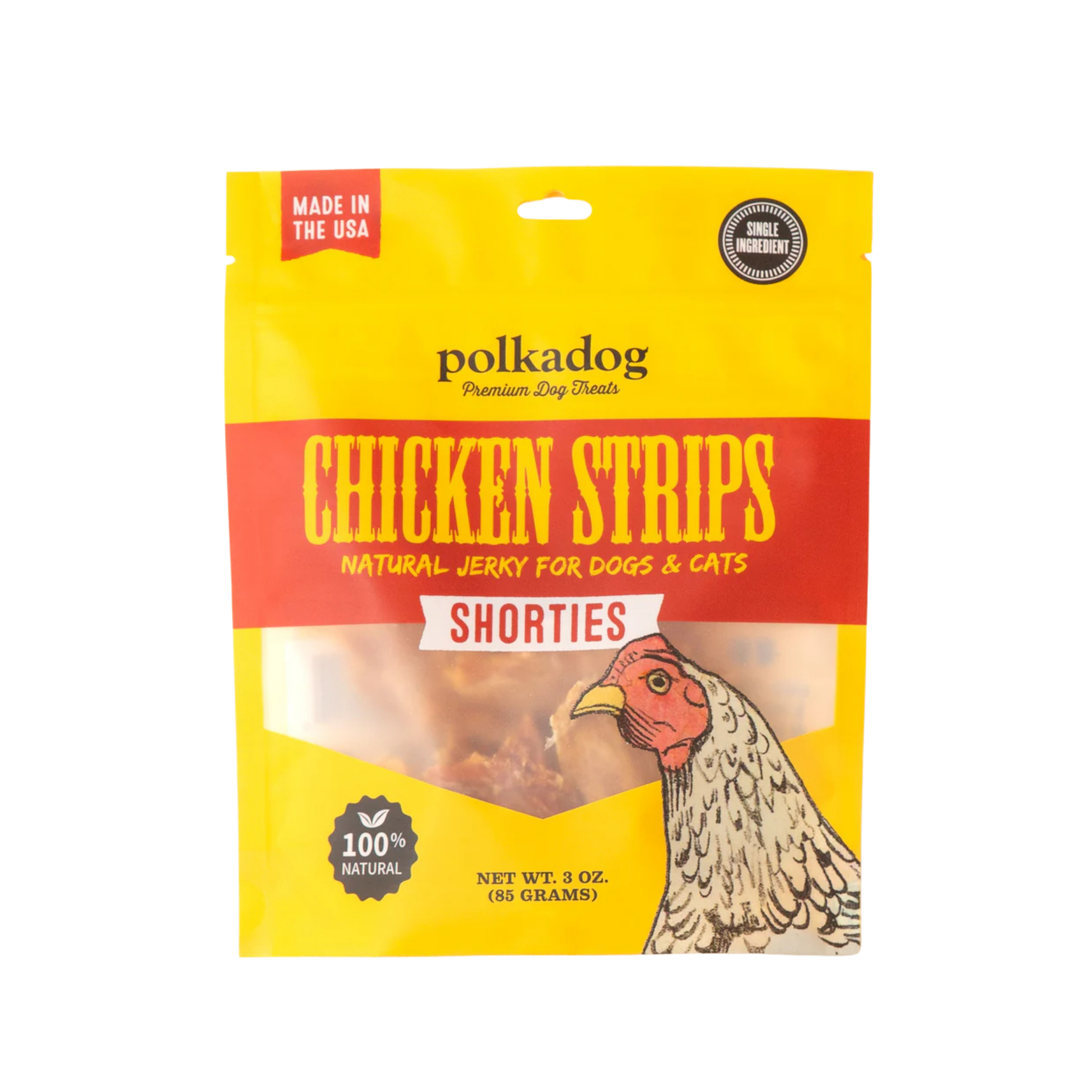 Polkadog Chicken Strips for Dogs & Cats
