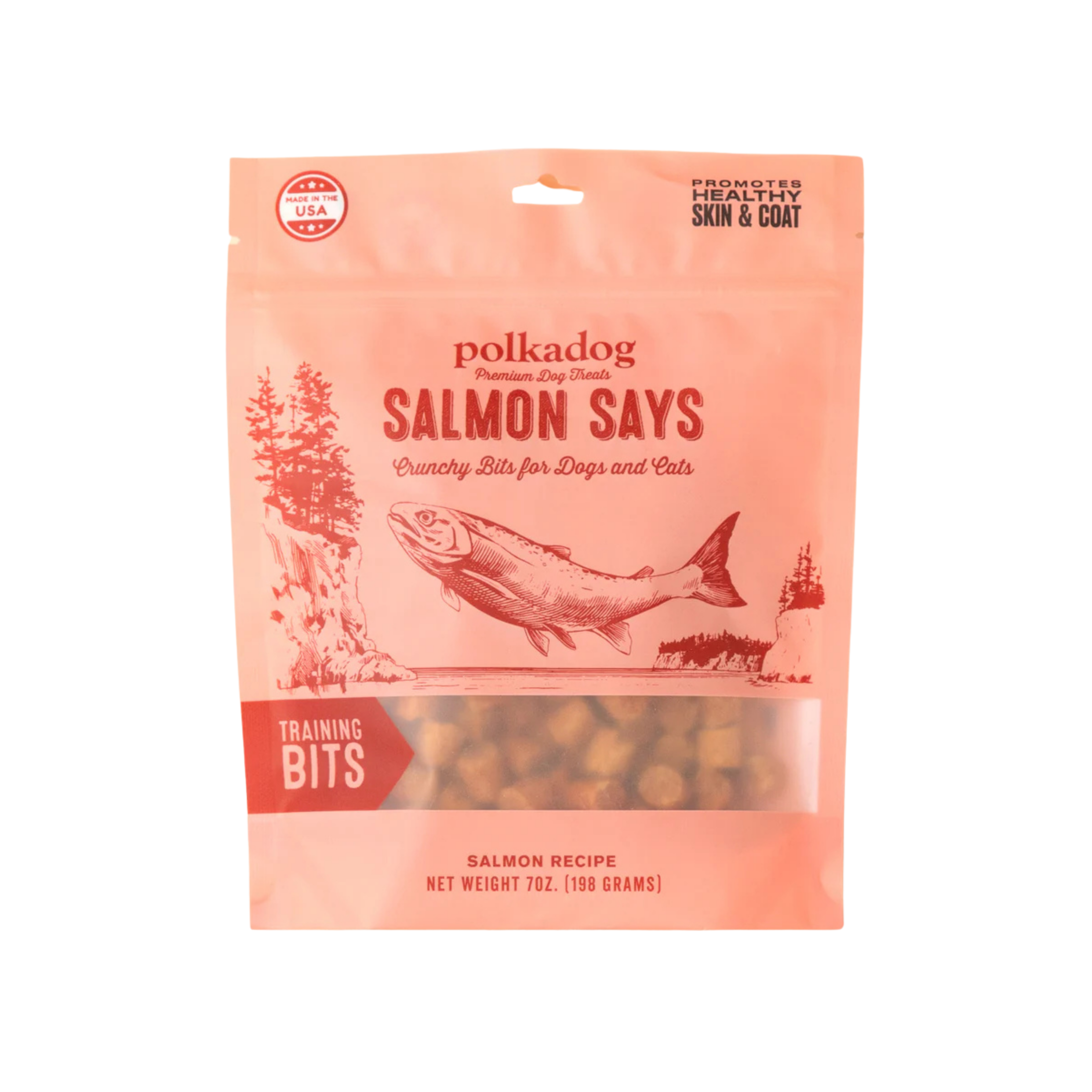 Polkadog Salmon Says for Dogs & Cats