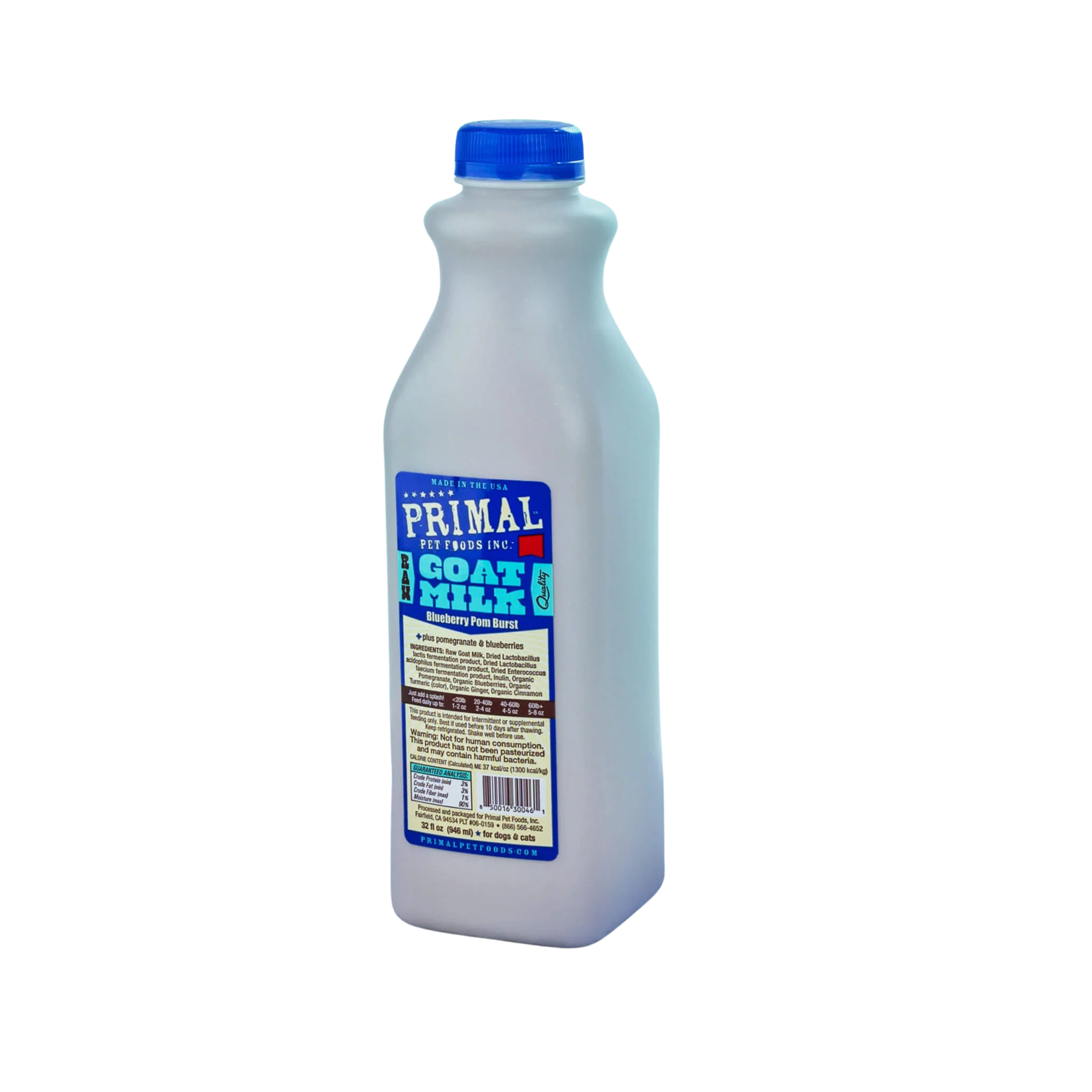 Primal Frozen Raw Goat Milk