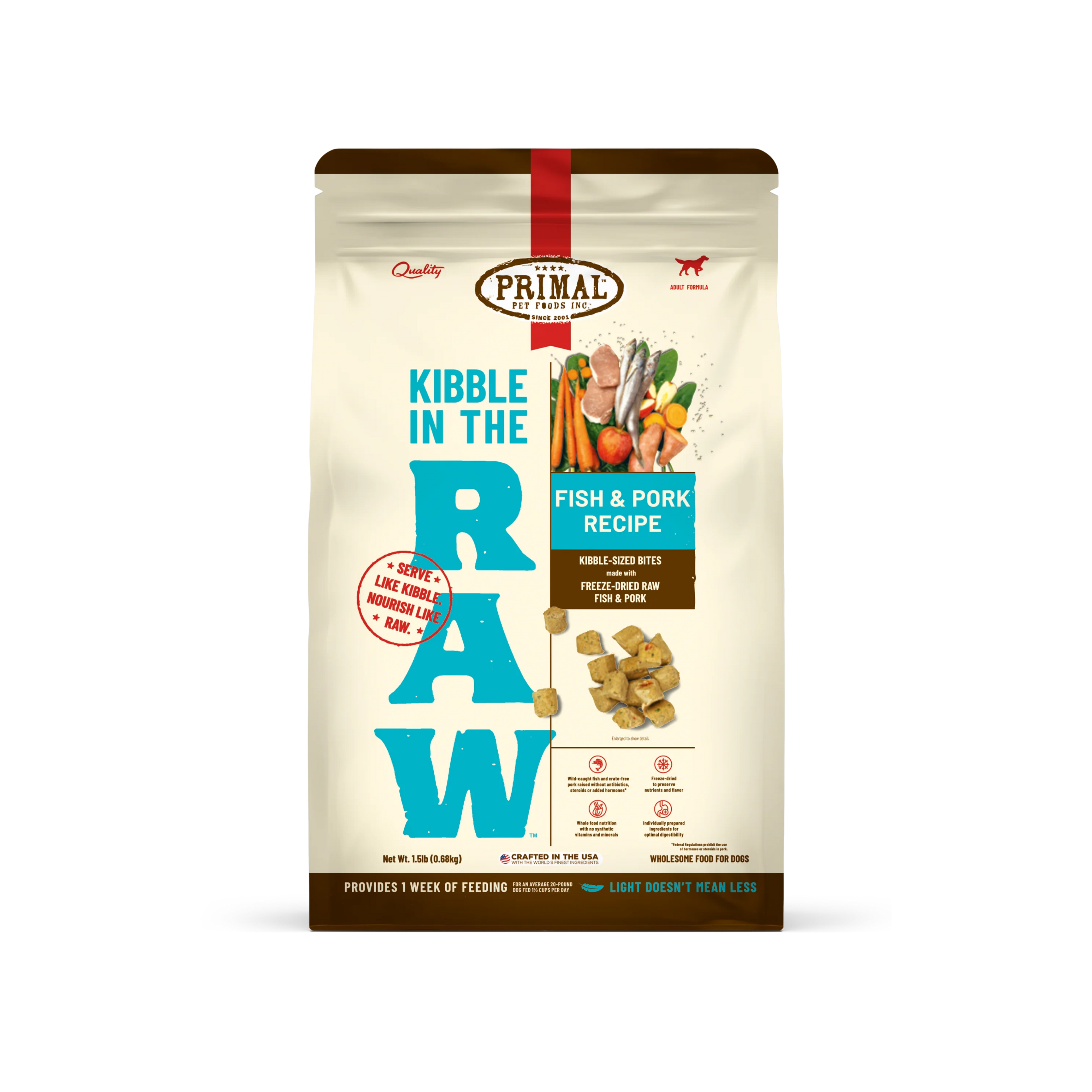 Primal Kibble in the Raw Dog Food