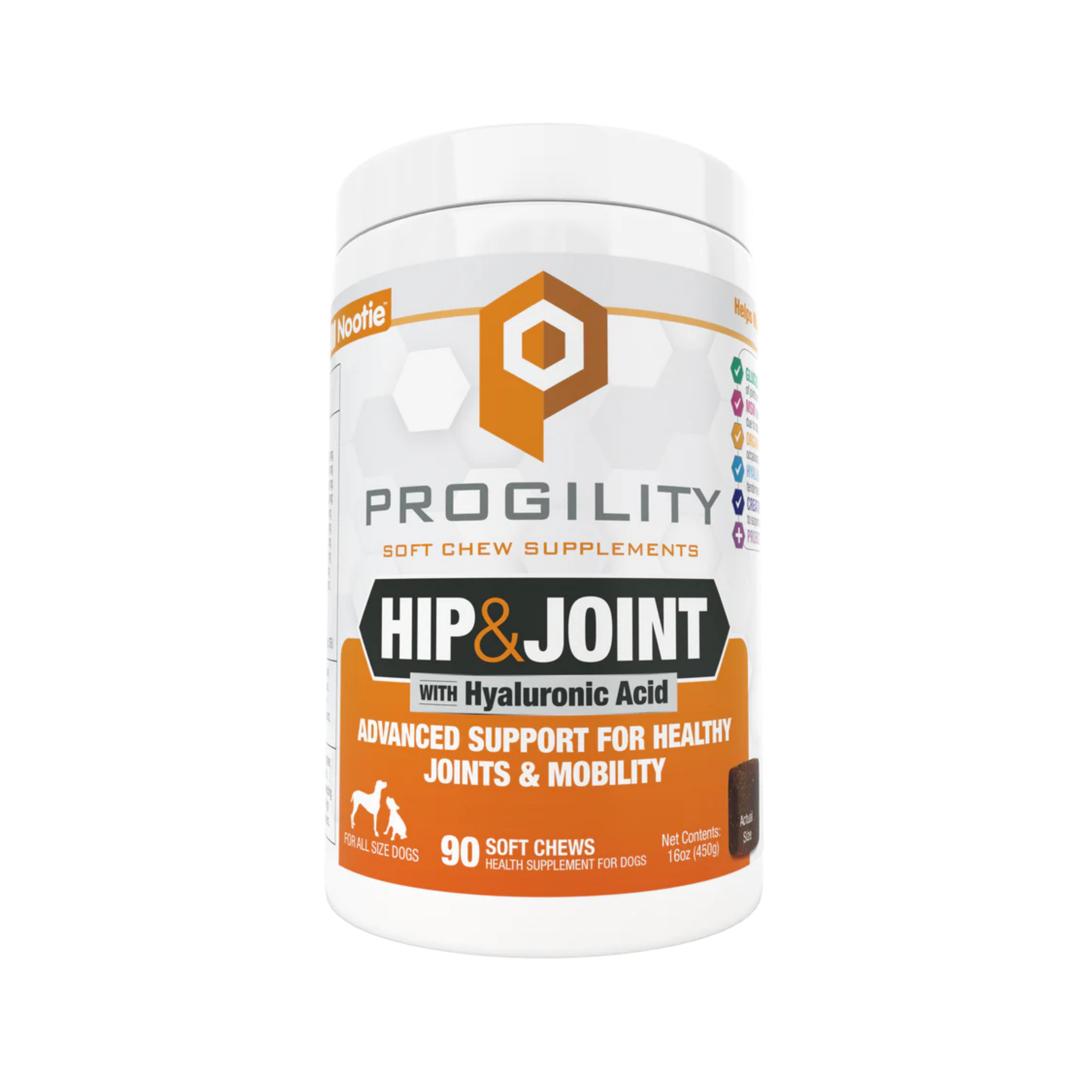 Nootie Progility Hip & Joint Soft Chew Supplements For Dogs