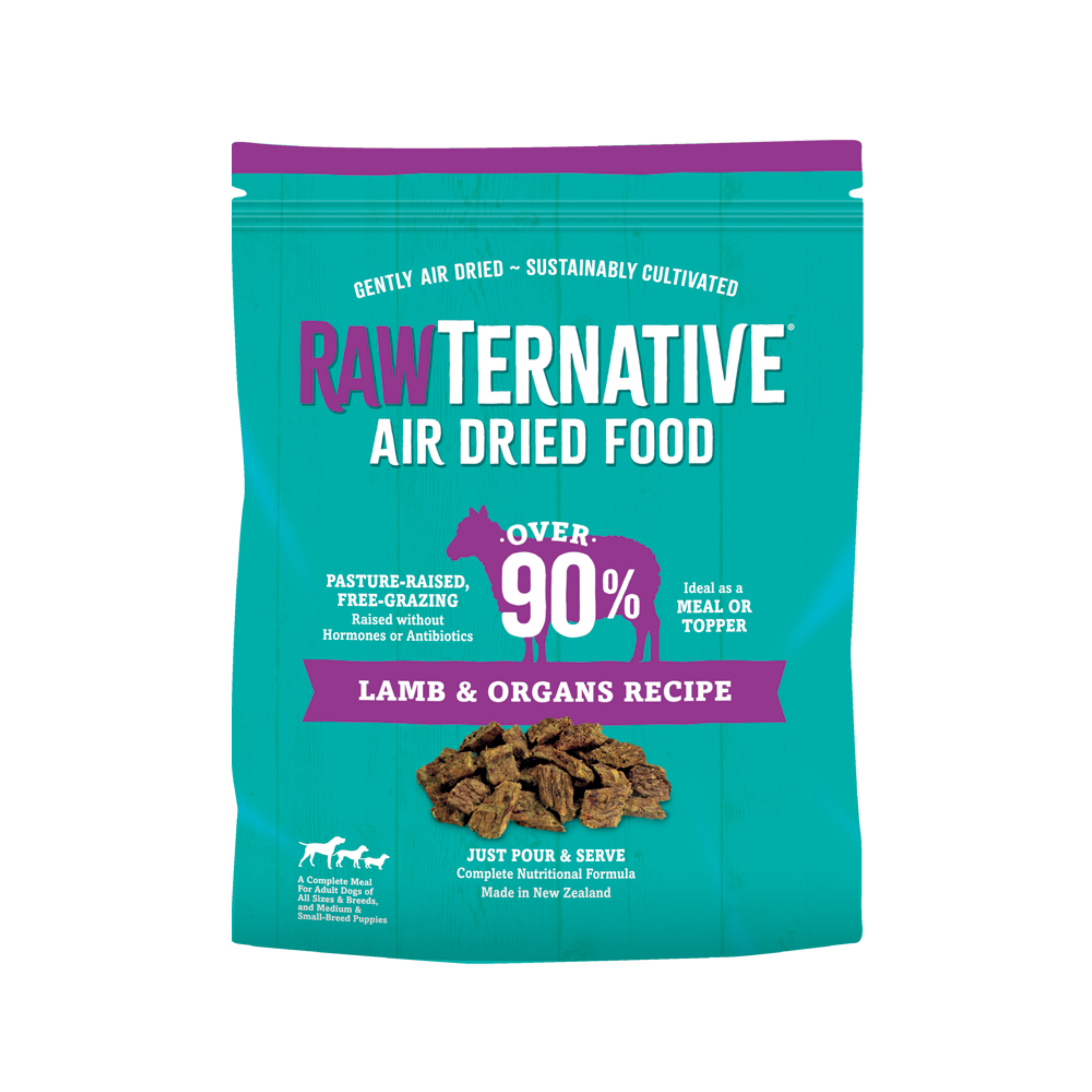 Rawternative Air-Dried Lamb & Organs Recipe for Dogs