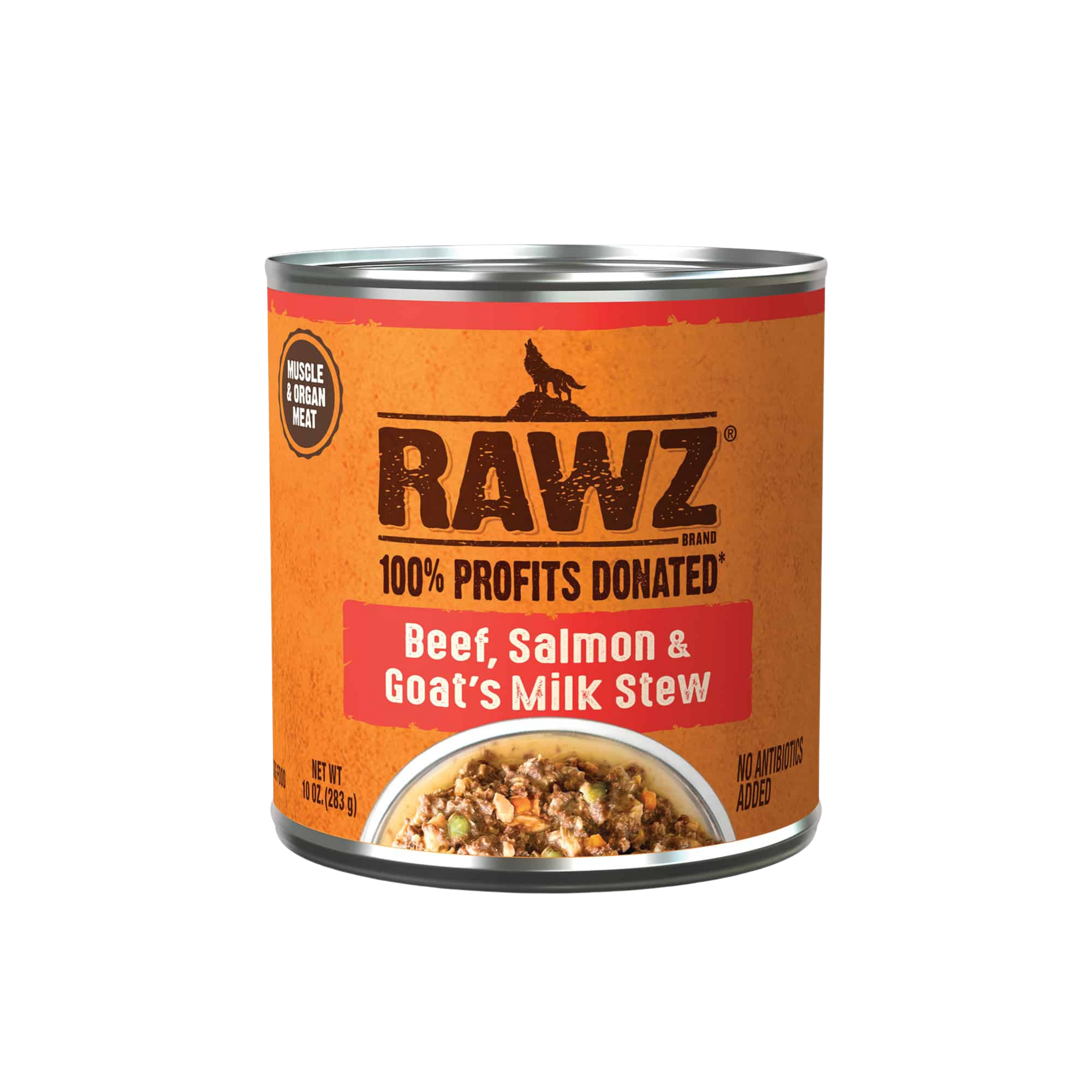 Rawz Stew Wet Dog Food in Goat's Milk