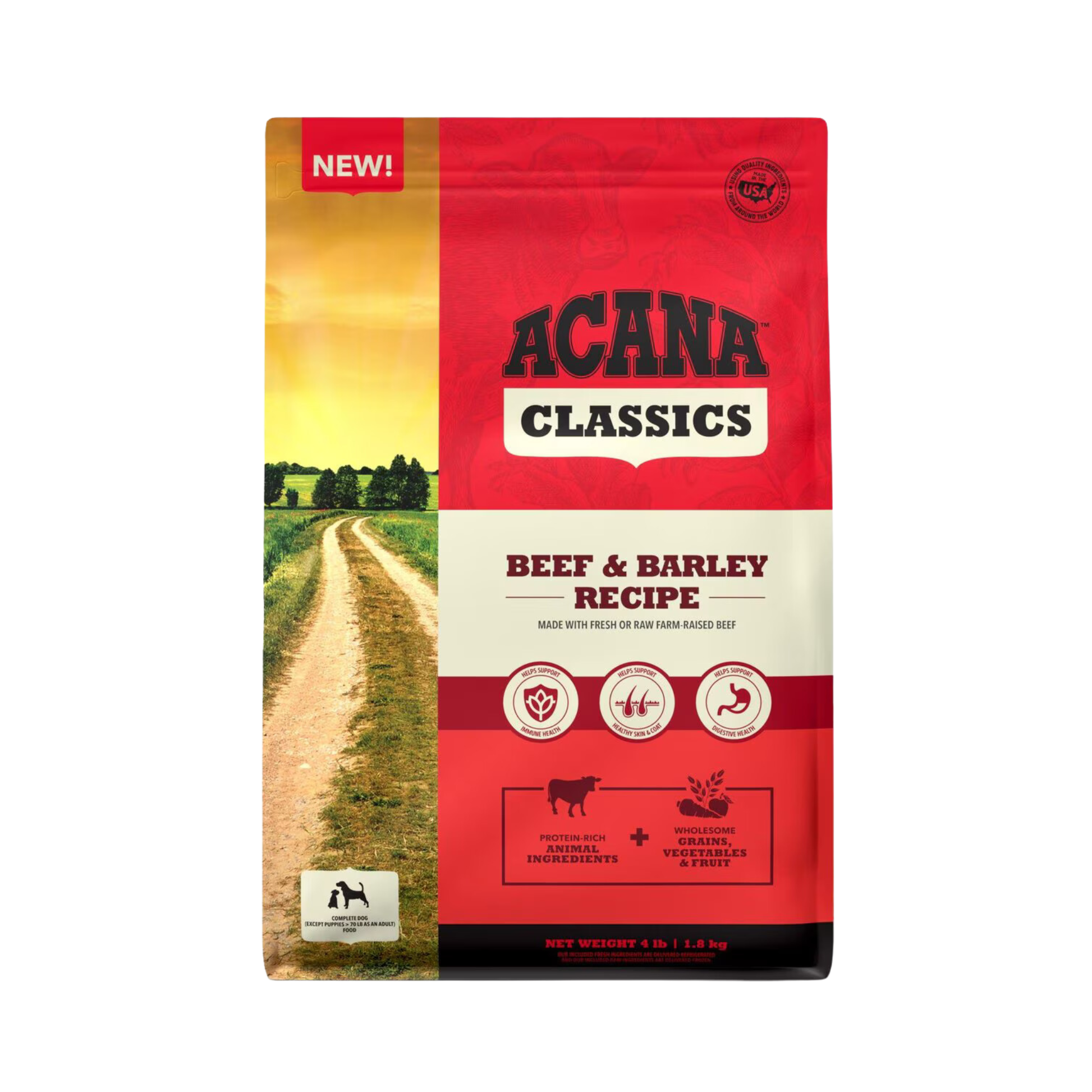 Acana Classics, Beef and Barley Recipe Dry Dog Food