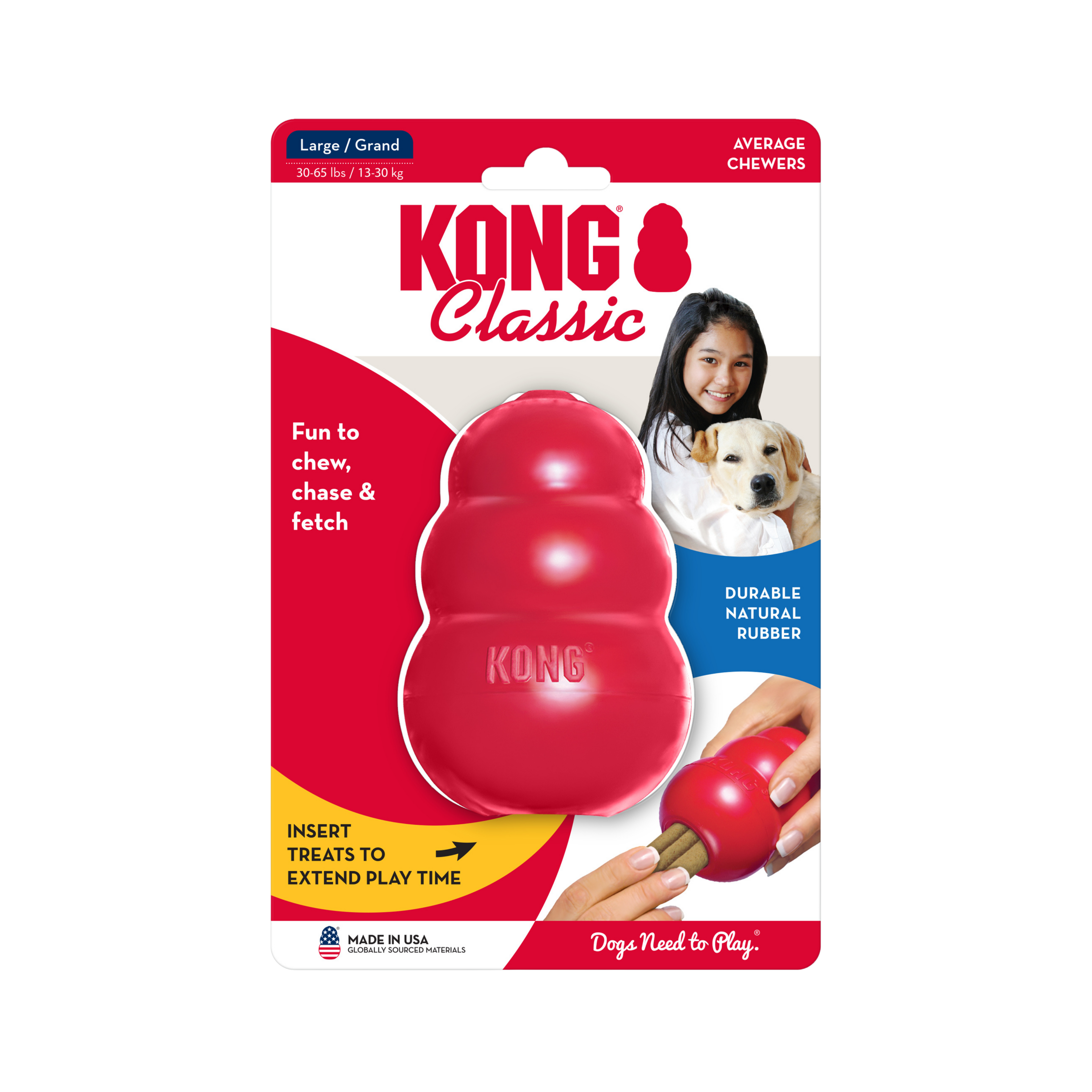 Kong Classic Treat Enrichment Toy