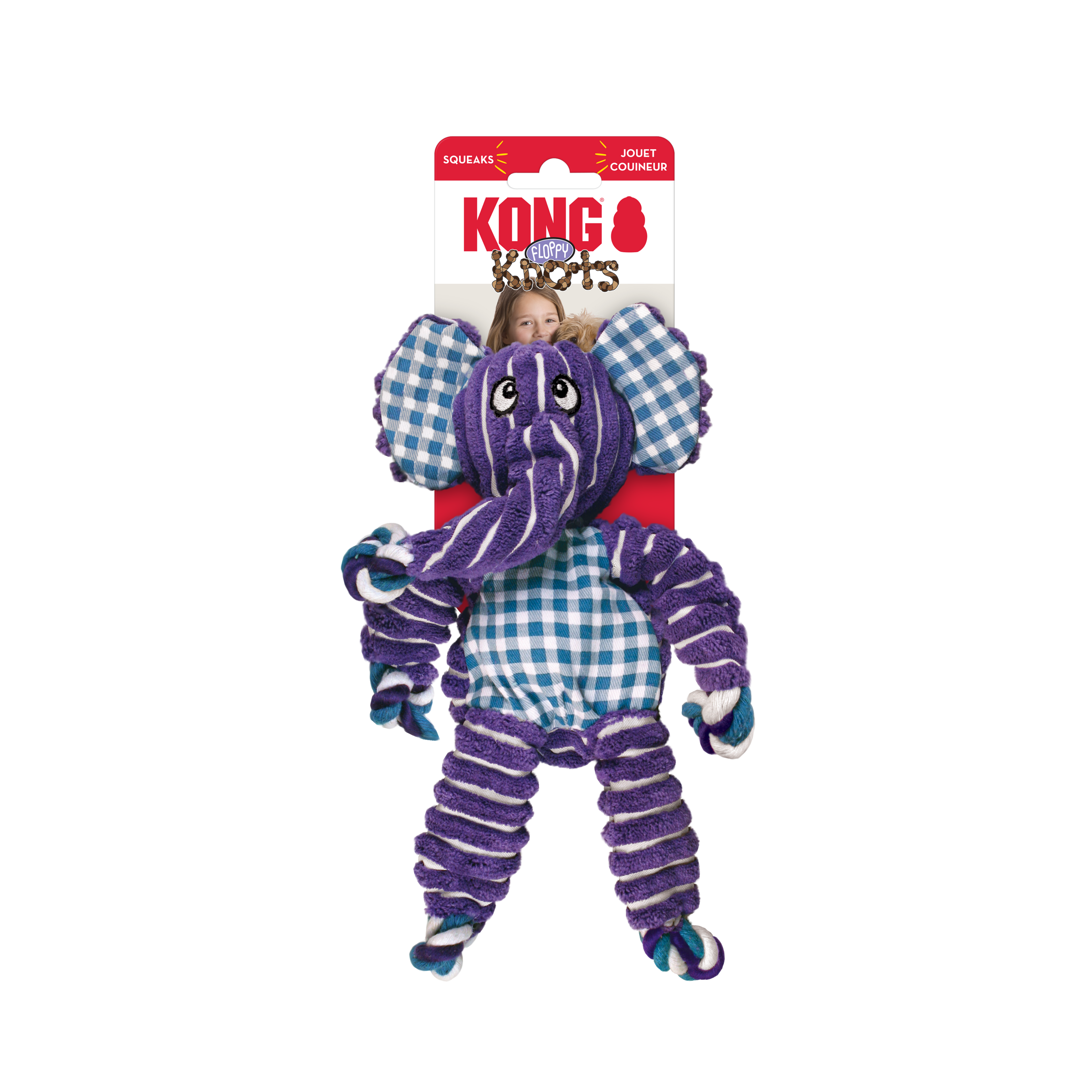 Kong Floppy Knots Elephant
