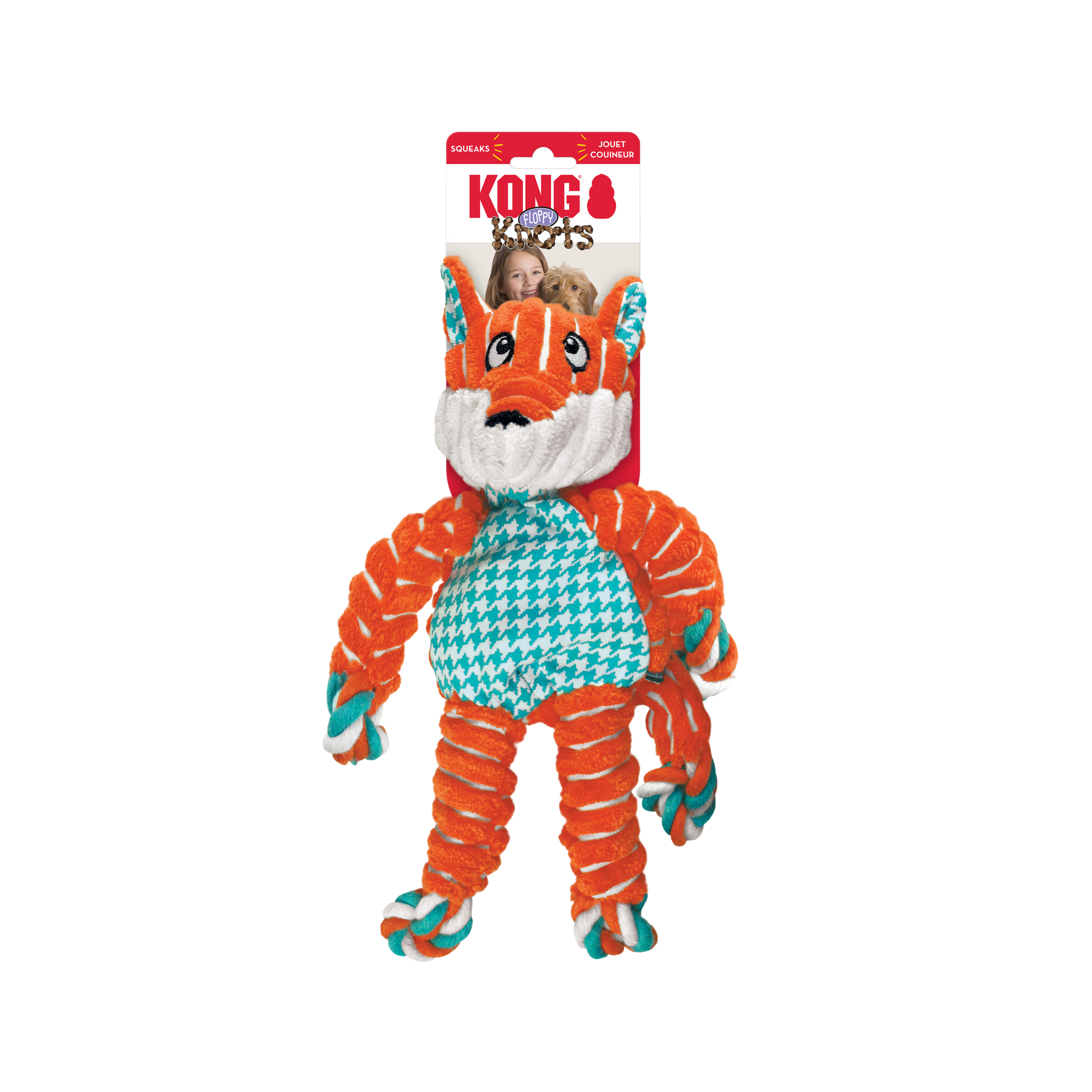 Kong Floppy Knots Fox