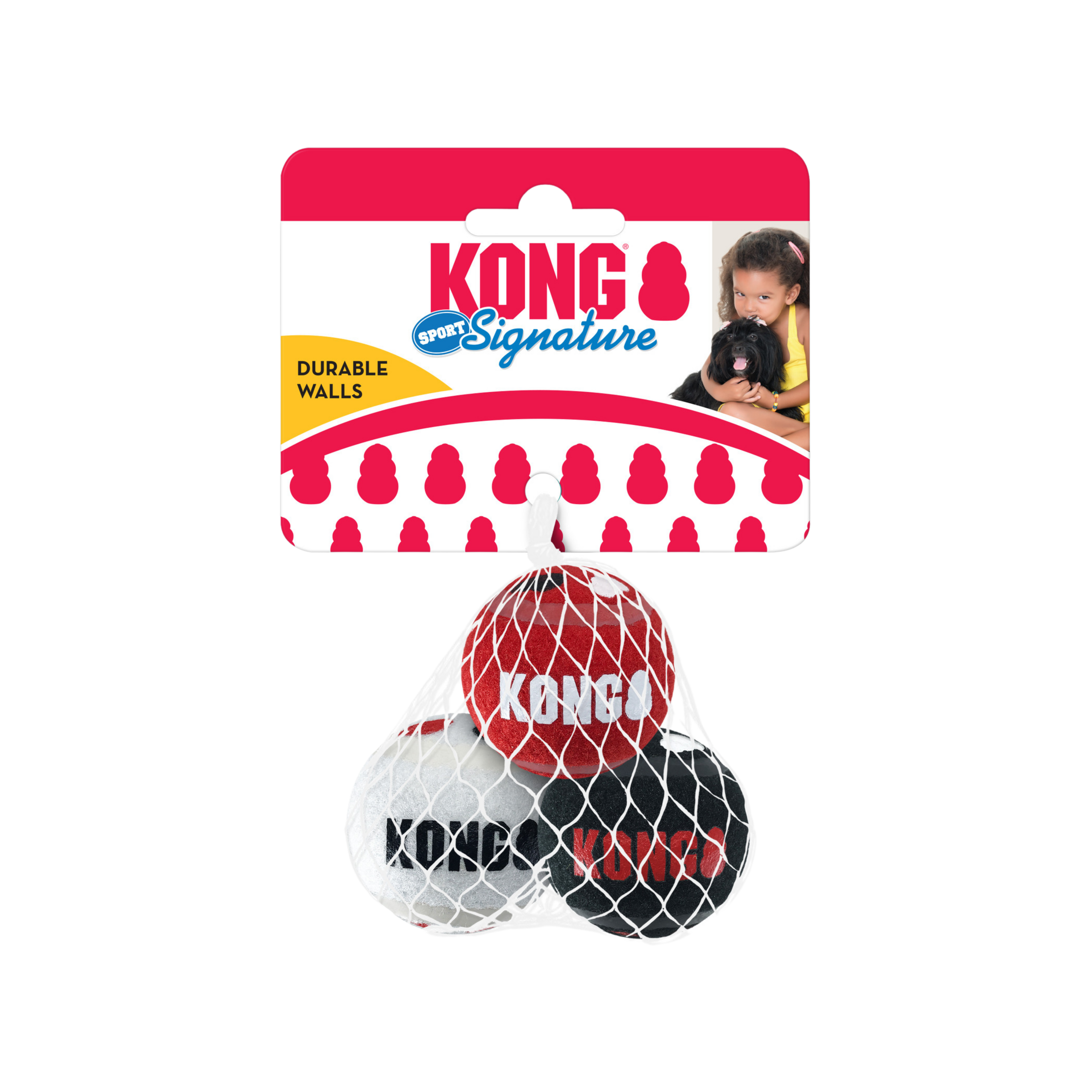 Kong Signature Sport Balls 3-pk