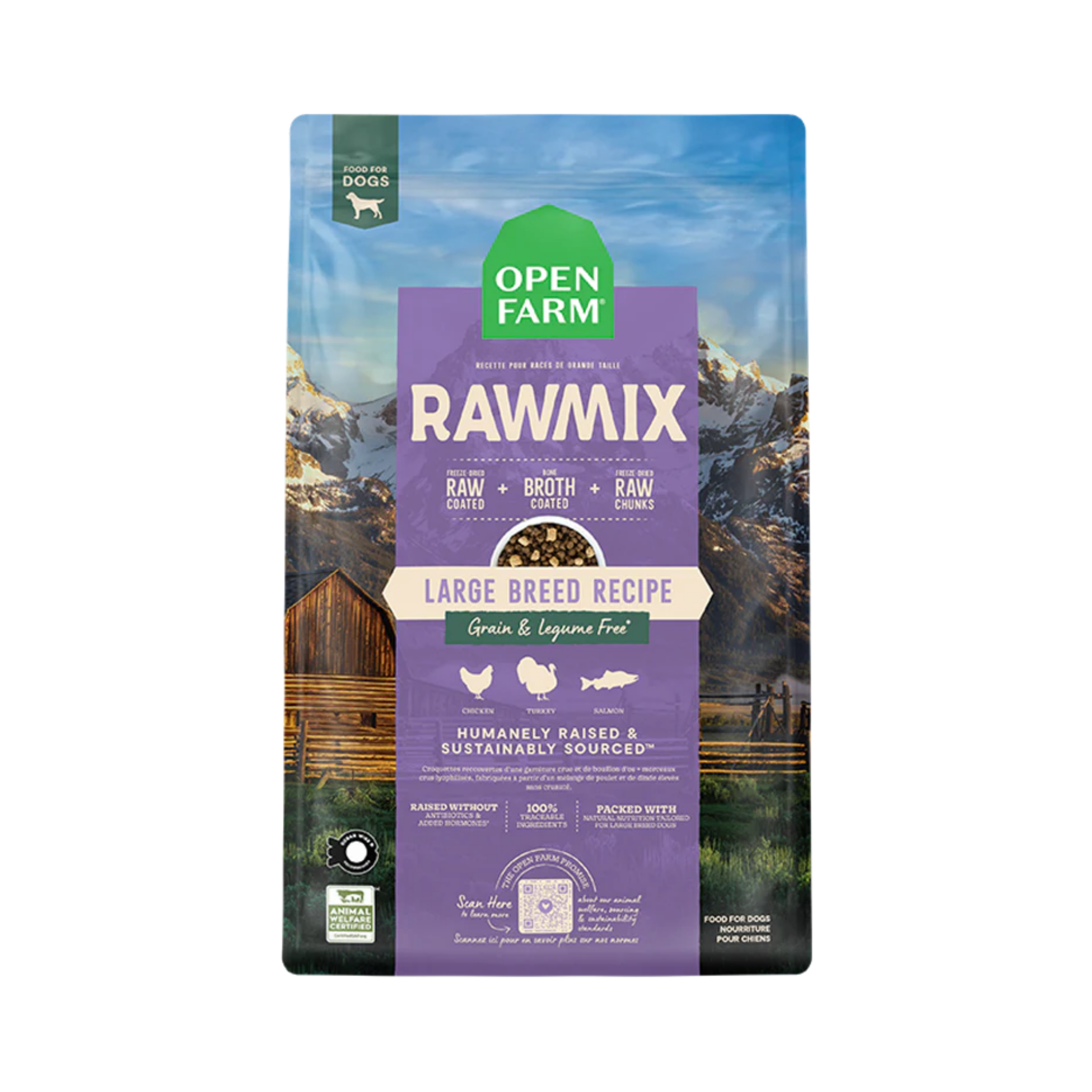 Open Farm Large Breed Grain-Free Rawmix for Dogs