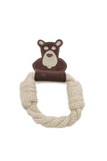 Bear Tug Dog Toy – Durable Plush & Rope Tug Toy for Aggressive Chewers, Interactive Tug-of-War Toy for Small, Medium & Large Dogs