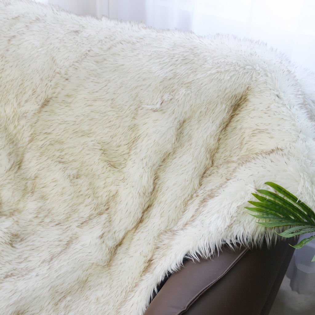 Multipurpose Faux Fur Throw Blanket