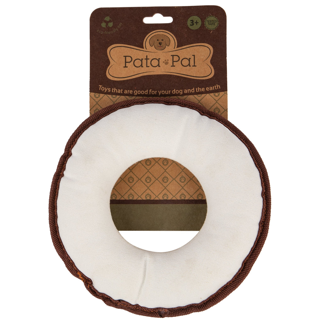 Durable Dog Flying Disc Canvas Fetch Toy -Disk