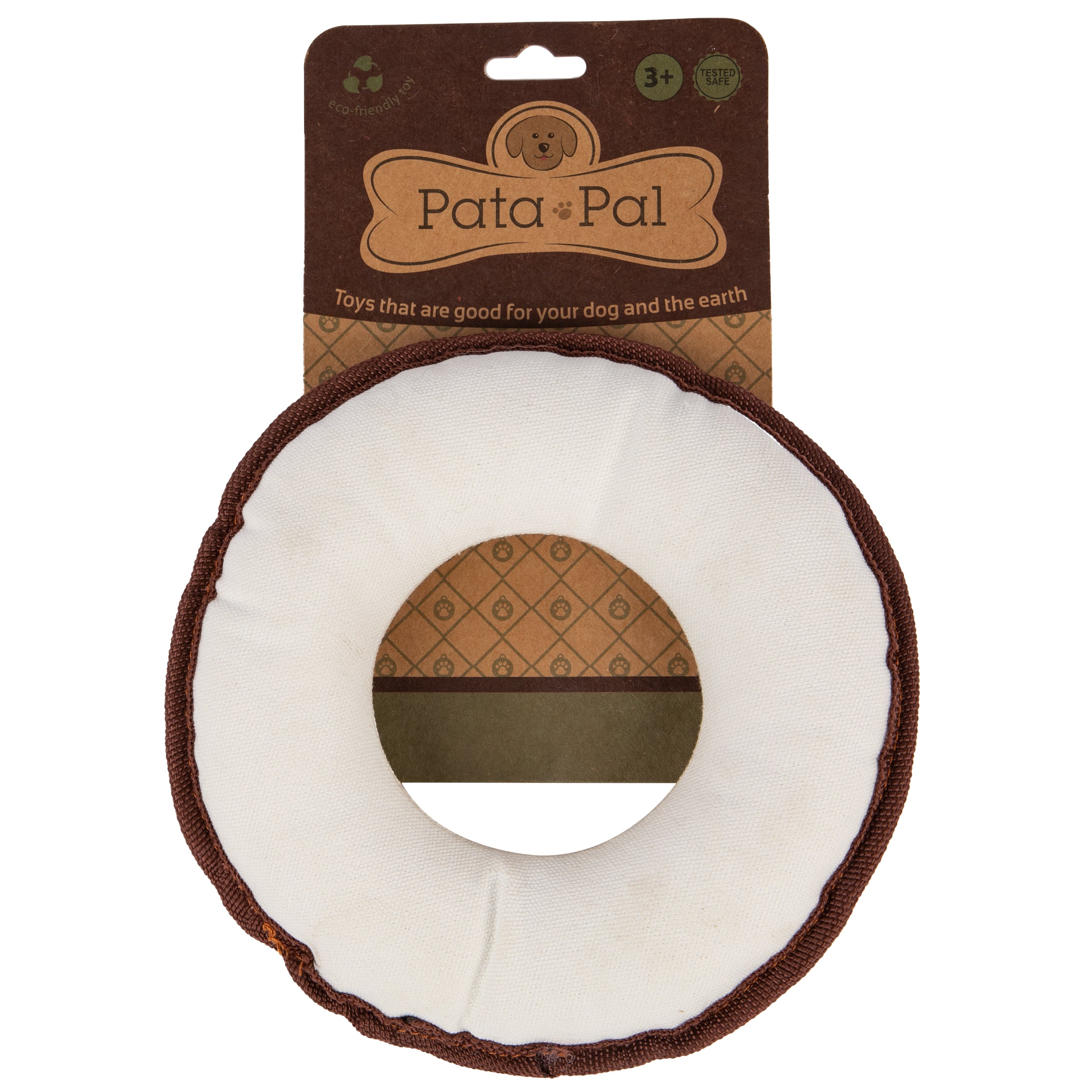 Durable Dog Flying Disc Canvas Fetch Toy -Disk