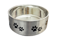 Double Wall Stainless Steel Pet Bowl | Anti-Skid, Dishwasher Safe | 1 & 2 Quart Durable Dog/Cat Dish