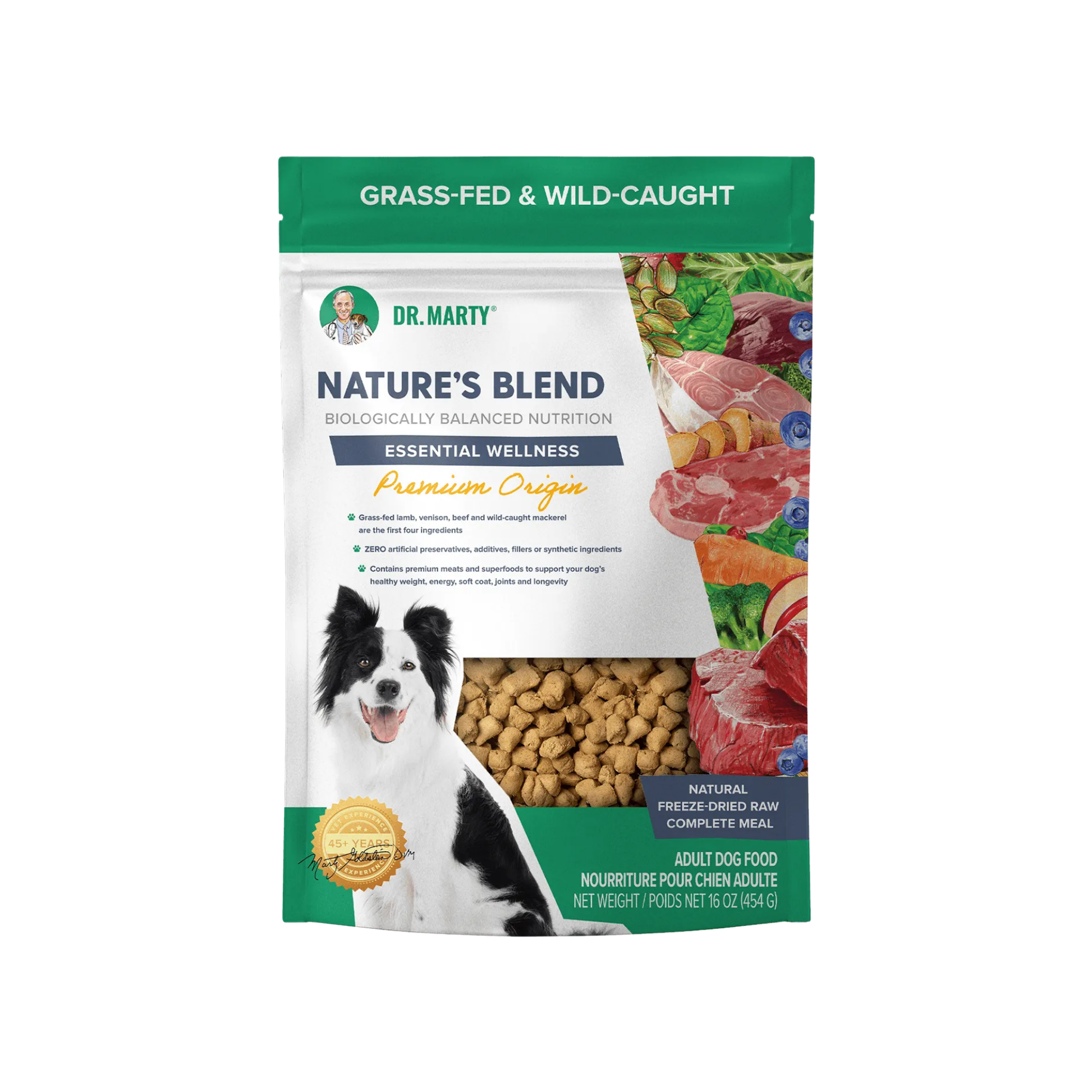 Dr. Marty Freeze-Dried Raw Nature's Blend Essential Wellness Premium Origin