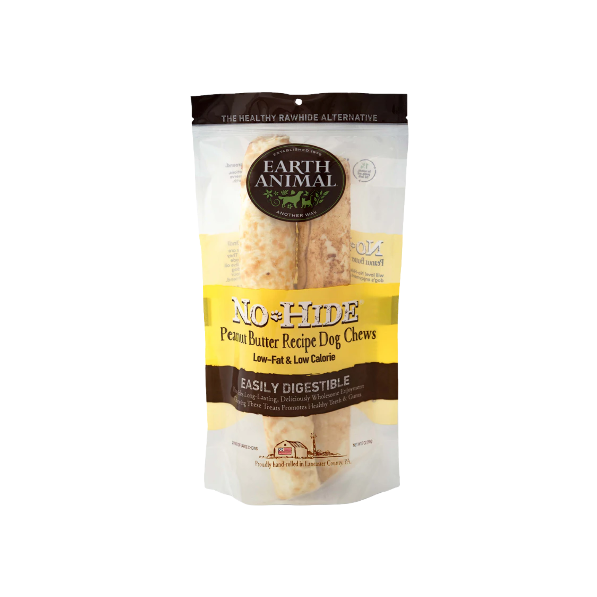 Earth Animal No-Hide Peanut Butter Rolls