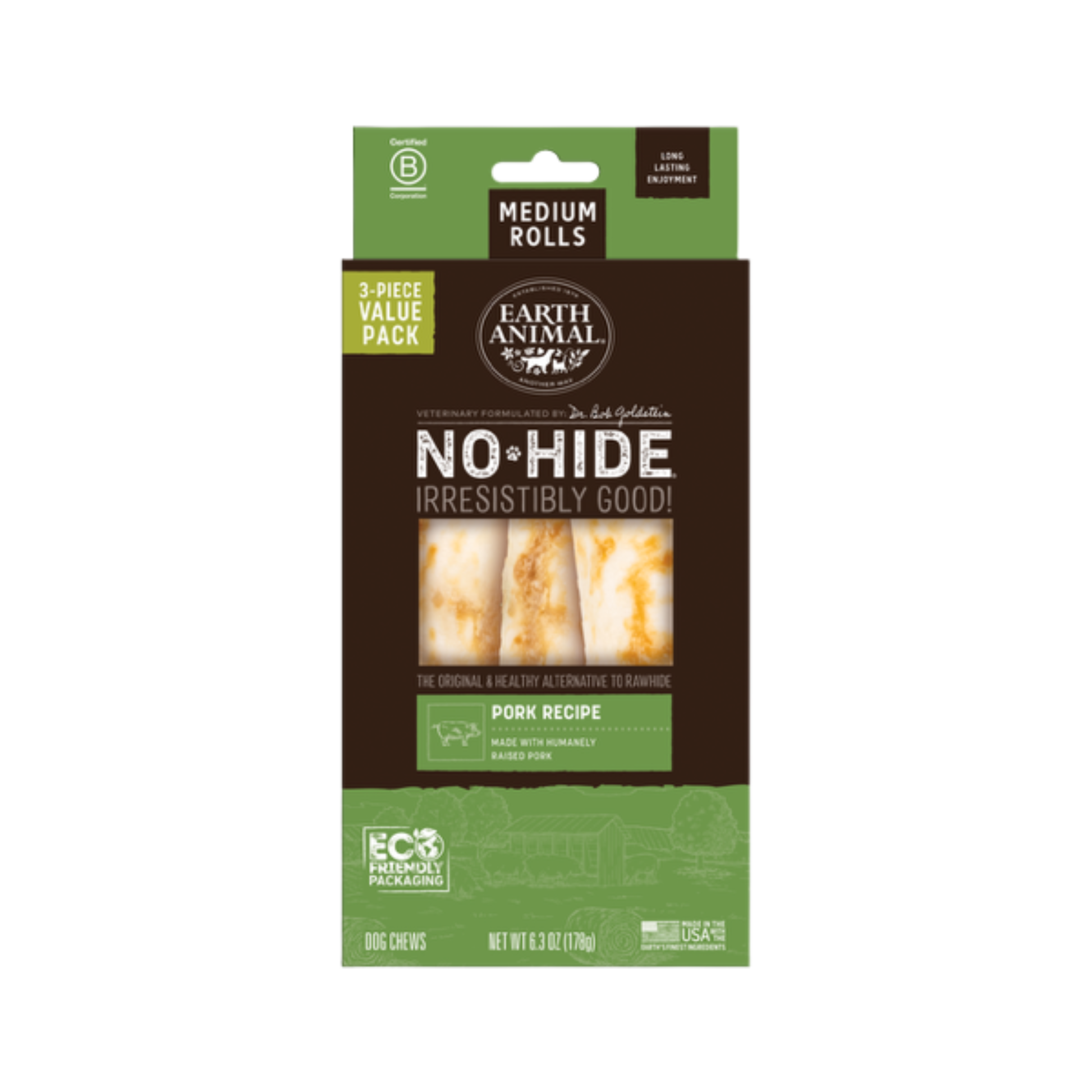 Earth Animal No-Hide Pork Rolls