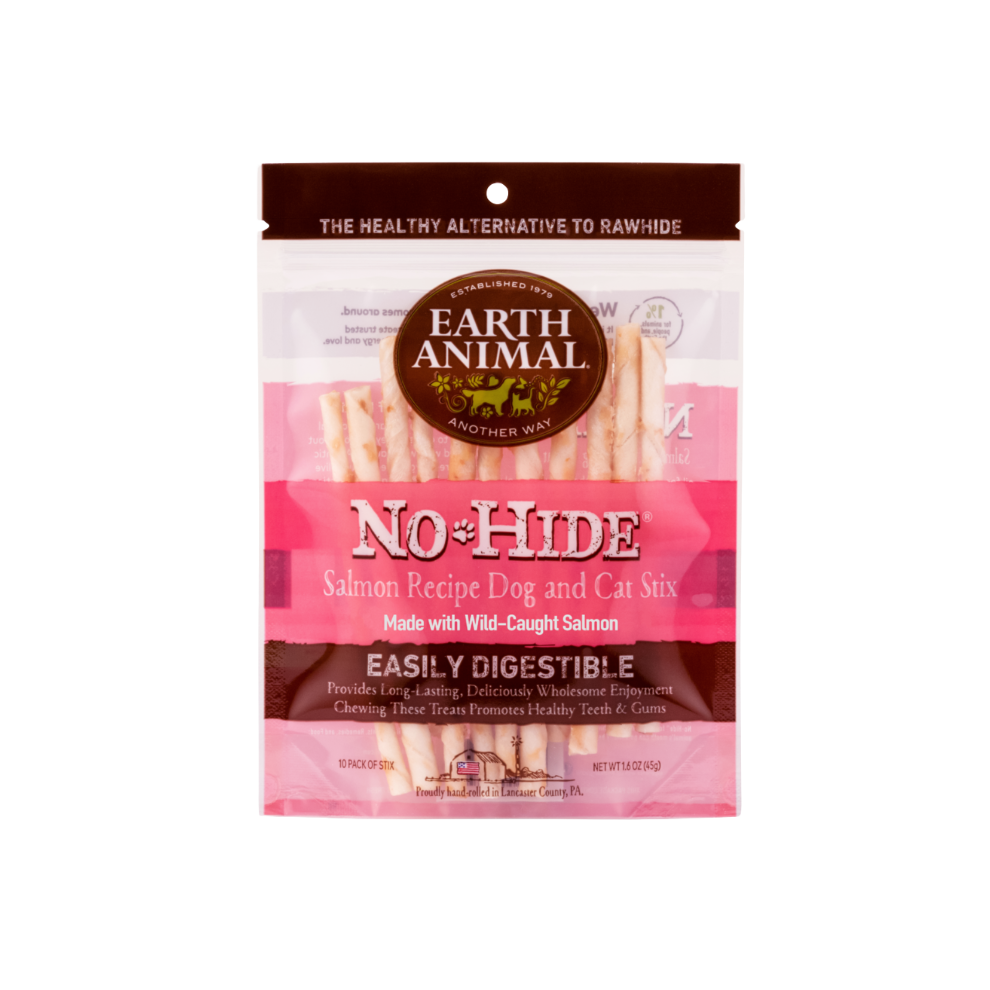 Earth Animal No-Hide Salmon Stix