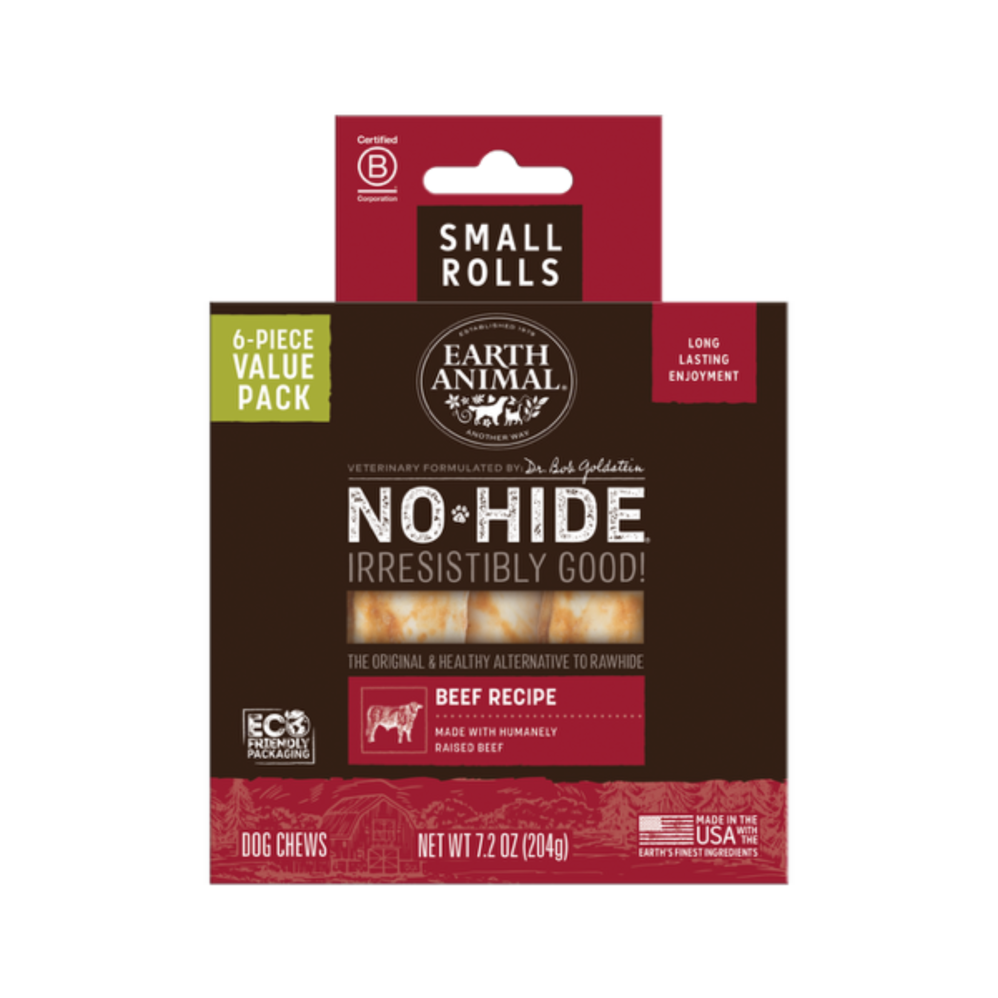 Earth Animal No-Hide Beef Rolls