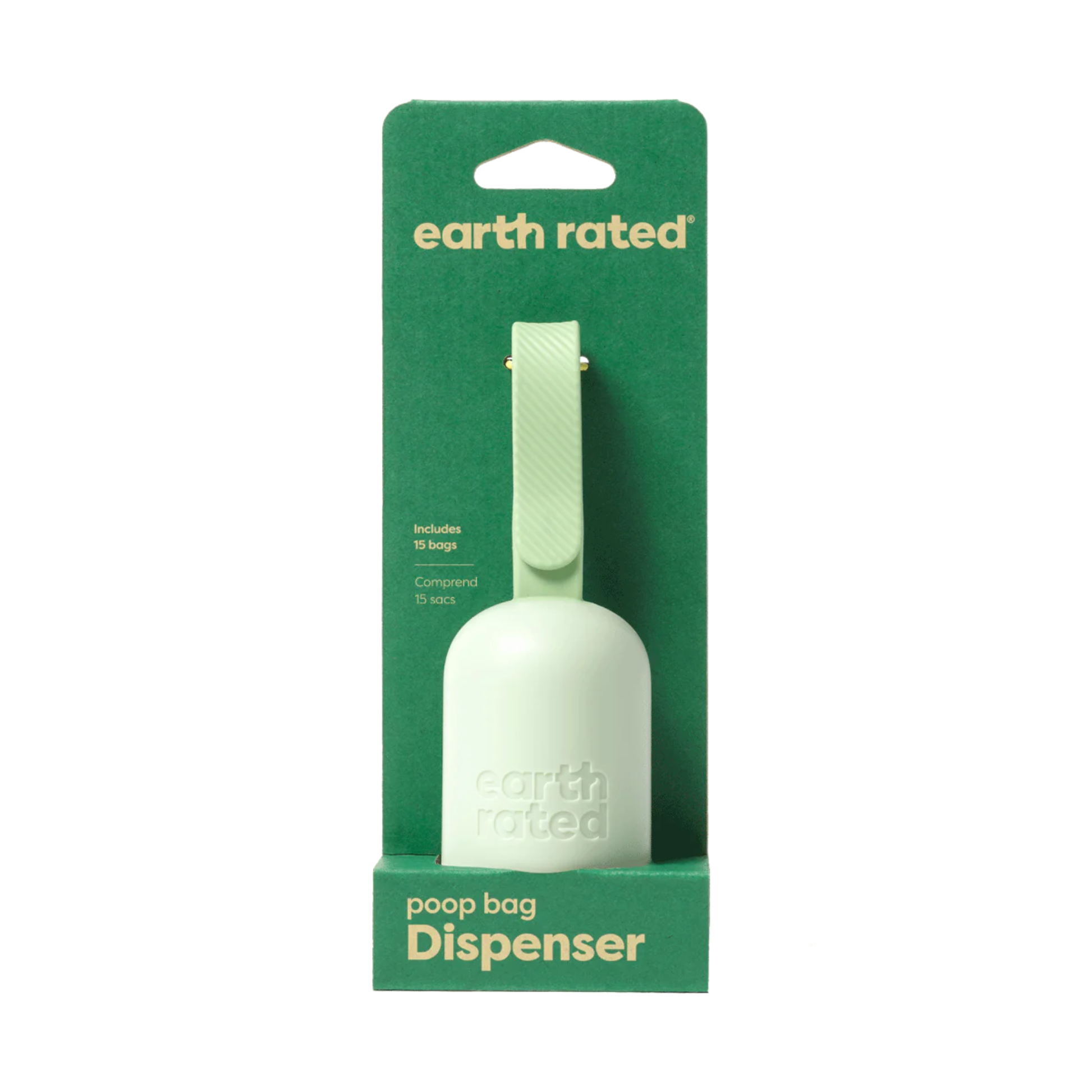 Earth Rated Poop Bag Dispenser with 15 Bags