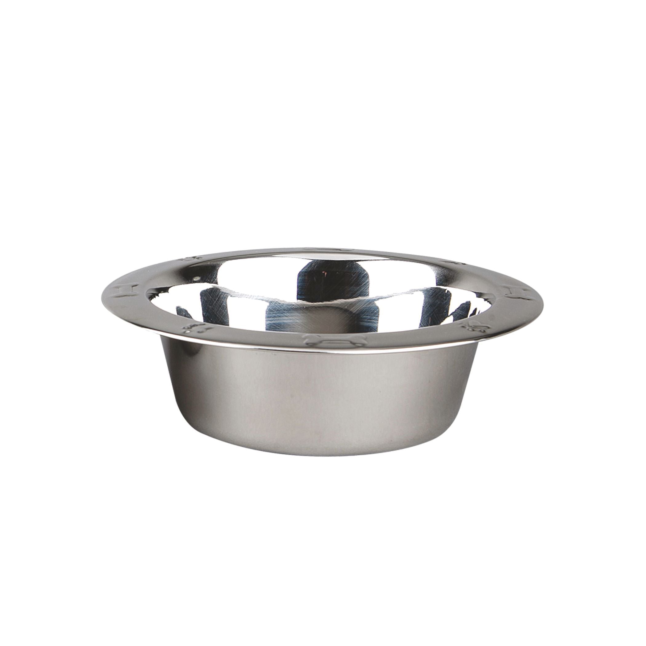 Red Rabbit Embossed Stainless Steel Pet Bowl – Durable, Rustproof, Stylish Feeding Dish in Multiple Sizes