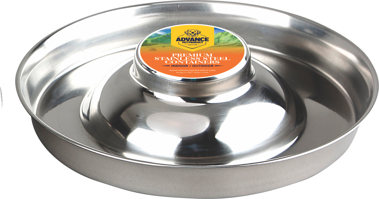 Flying Saucer Pet Feeder Bowl | 11" & 15" Sizes | Space-Saving Pet Dish | Easy-Clean Pet Accessory.