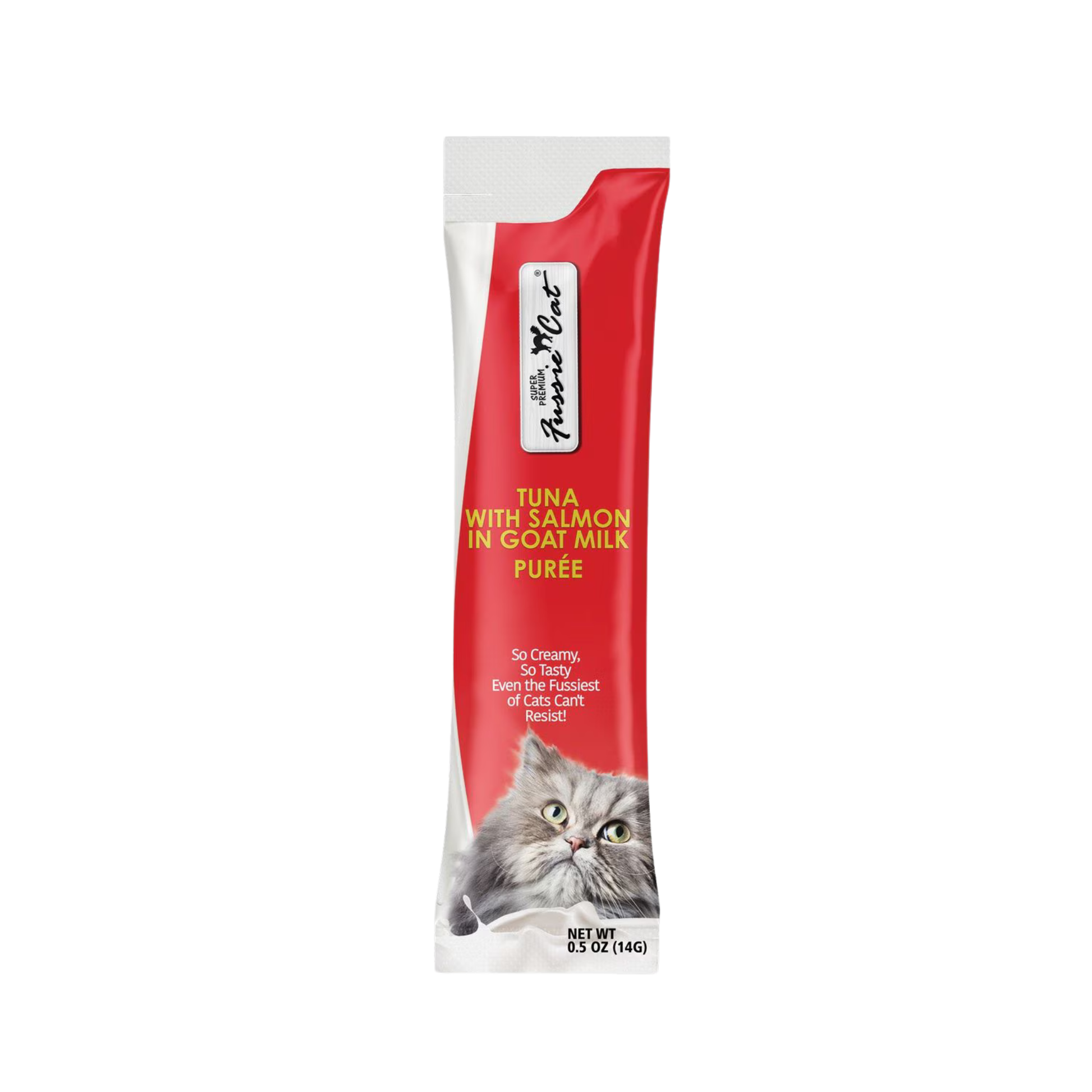 Fussie Cat Goat Milk Puree Lickable Cat Treat