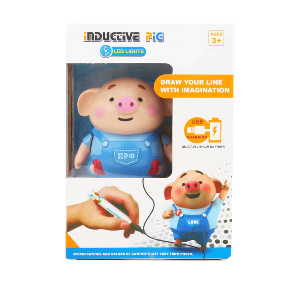 Cute Pen Inductive Pig Toy