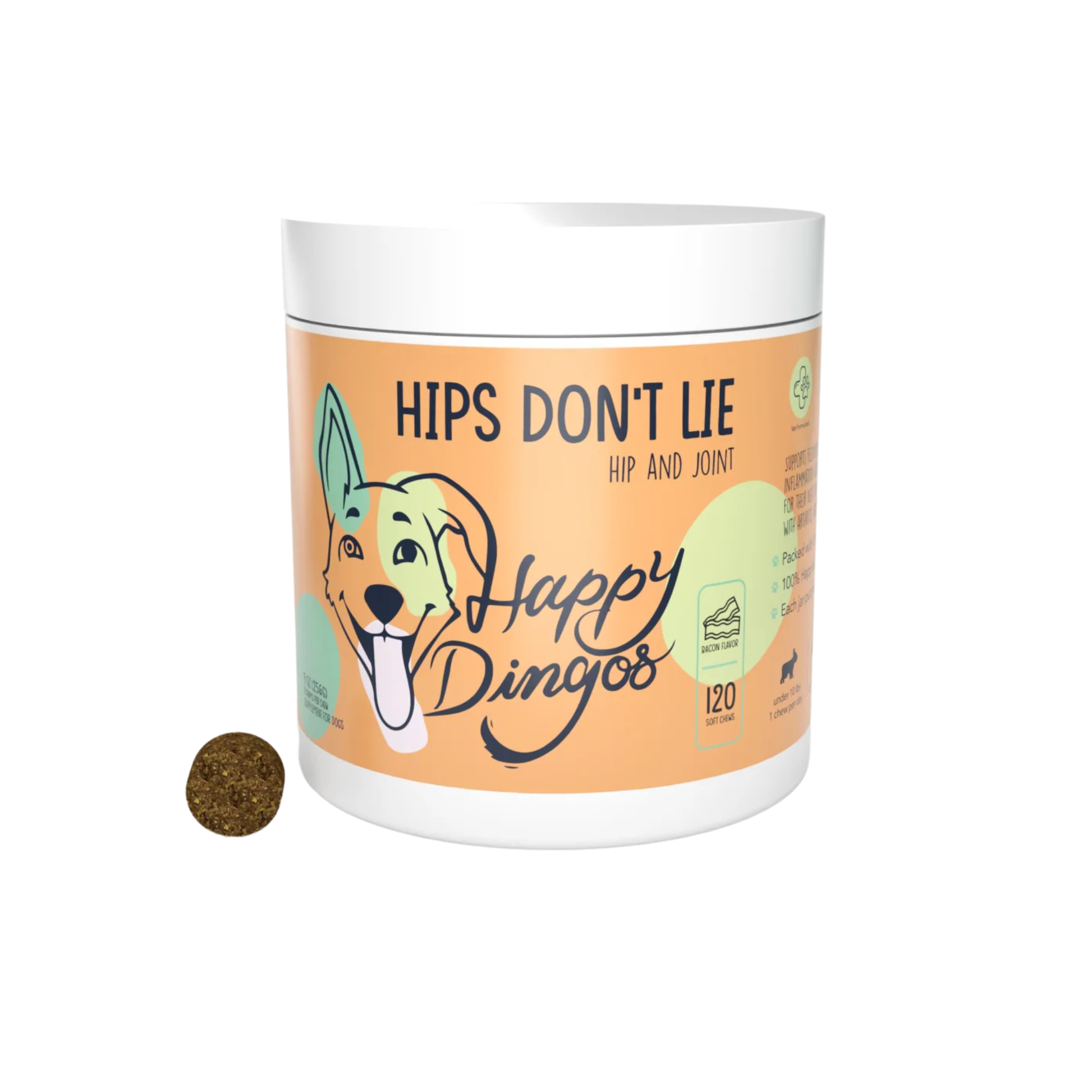 Happy Dingos Hips Don't Lie - Hip & Joint Supplement for Dogs