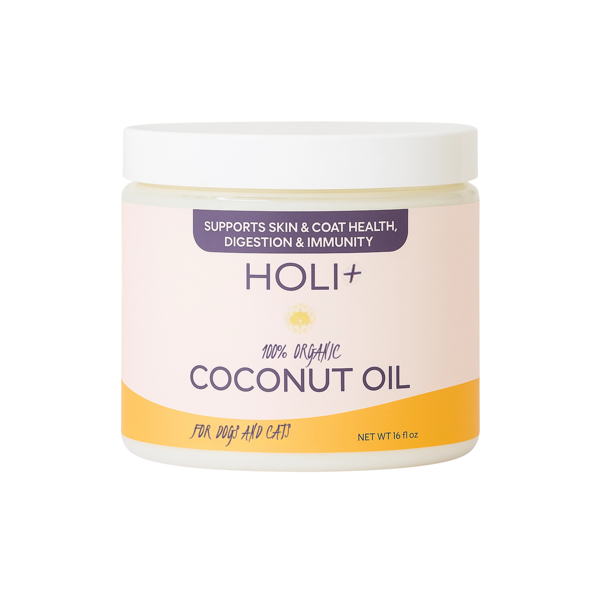 Holi 100% Organic Virgin Coconut Oil for Dogs & Cats