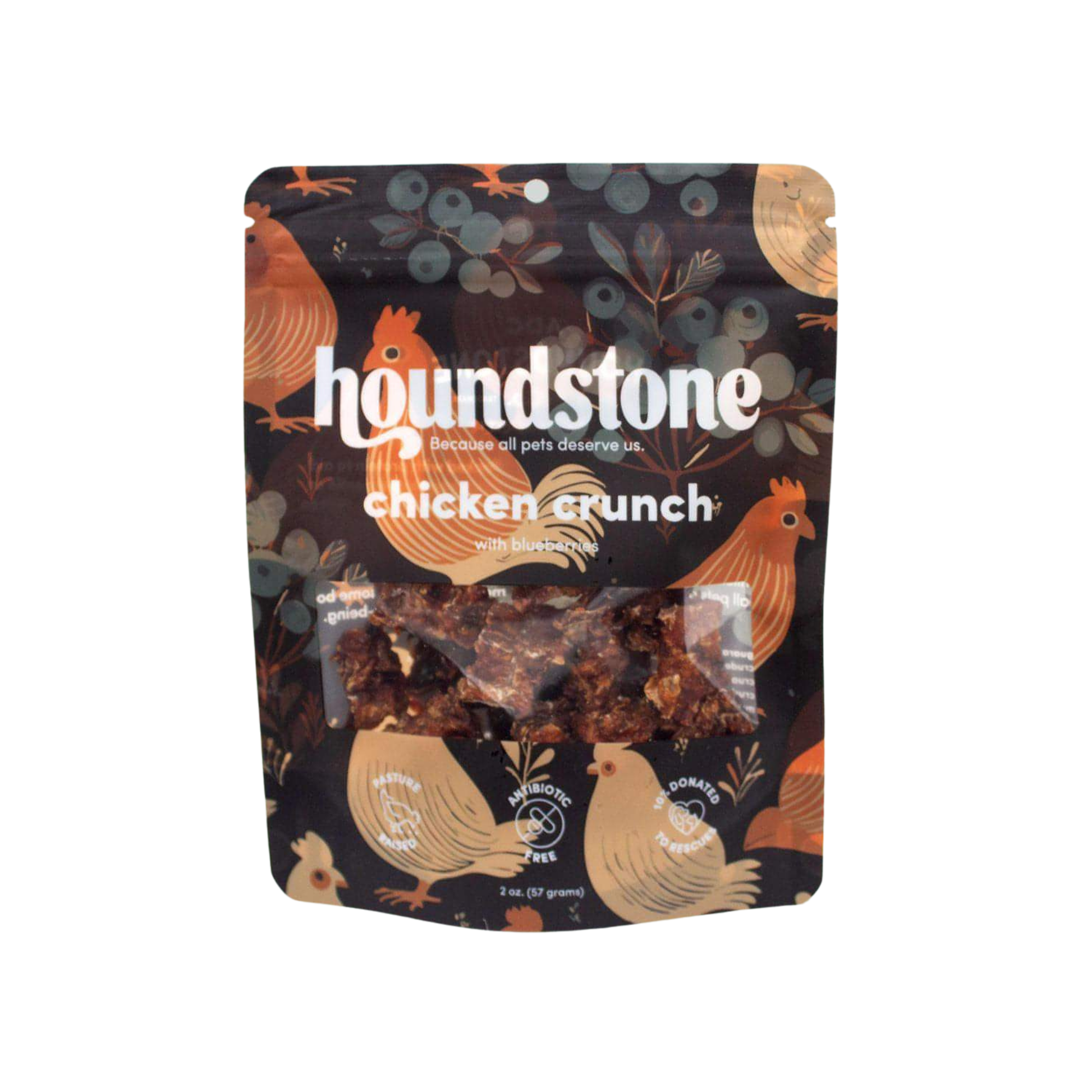 Houndstone Freeze-Dried Chicken Crunch Dog Treats