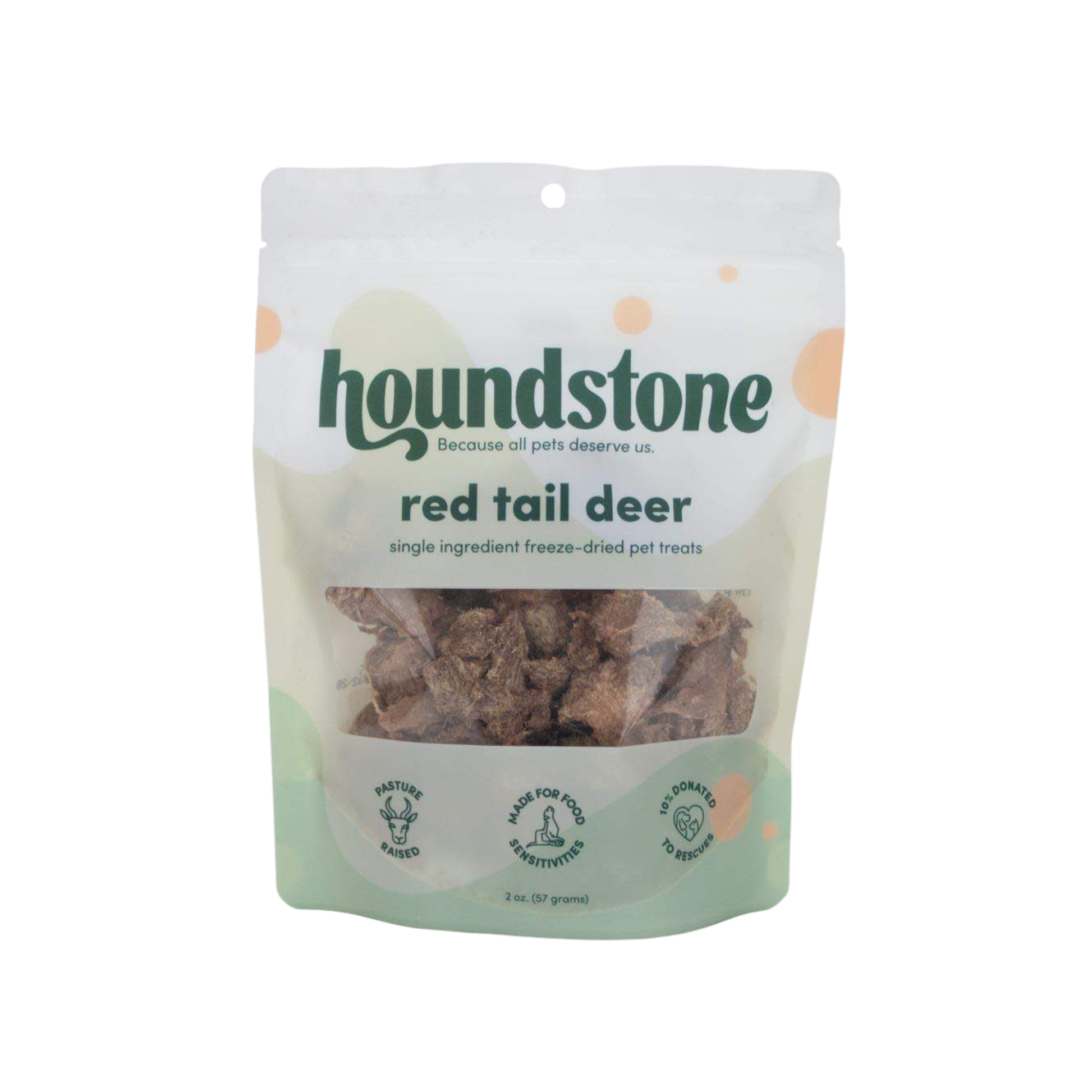 Houndstone Freeze-Dried Red Tail Deer Dog Treats