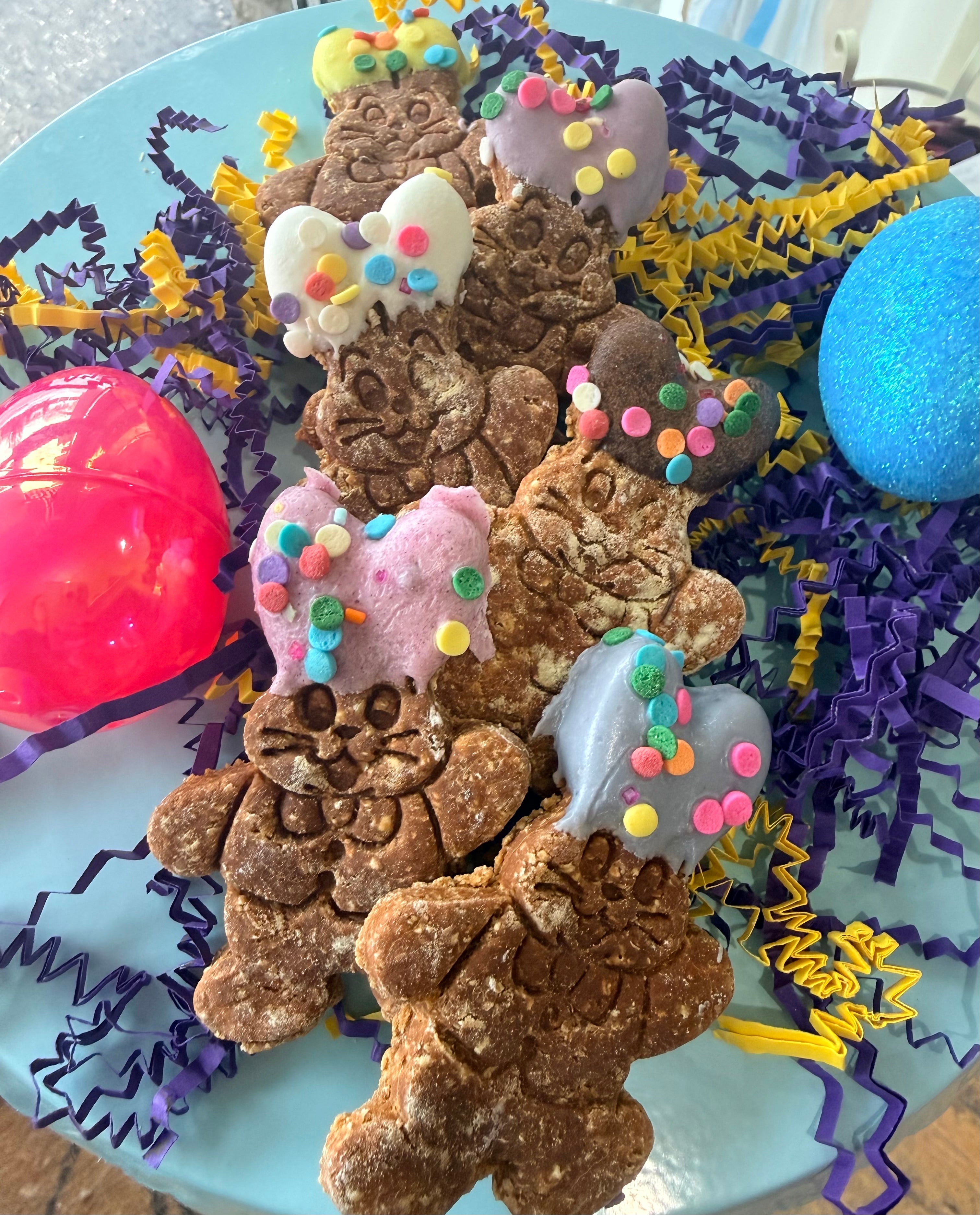 Easter 2026 Dipped Ear Bunny - Peanut Butter Dog Treat