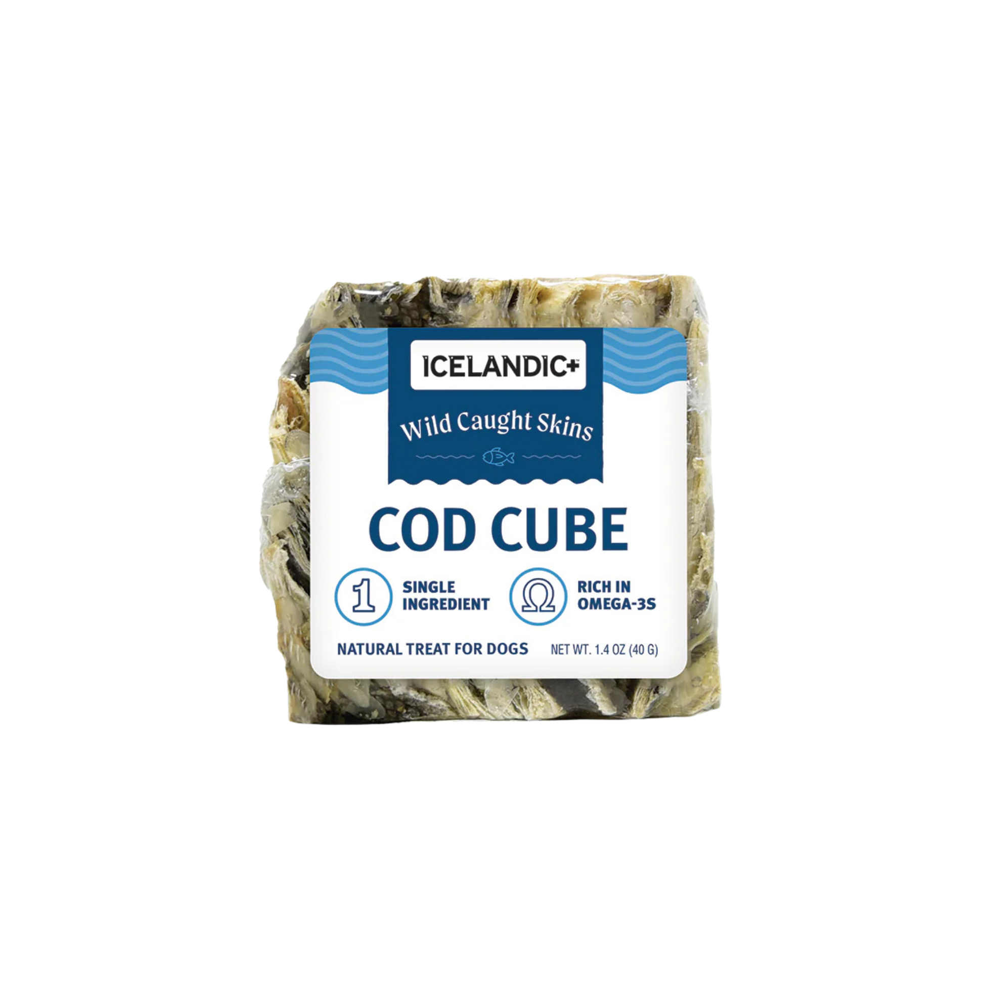 Icelandic+ Cod Skin Cube Dog Treat