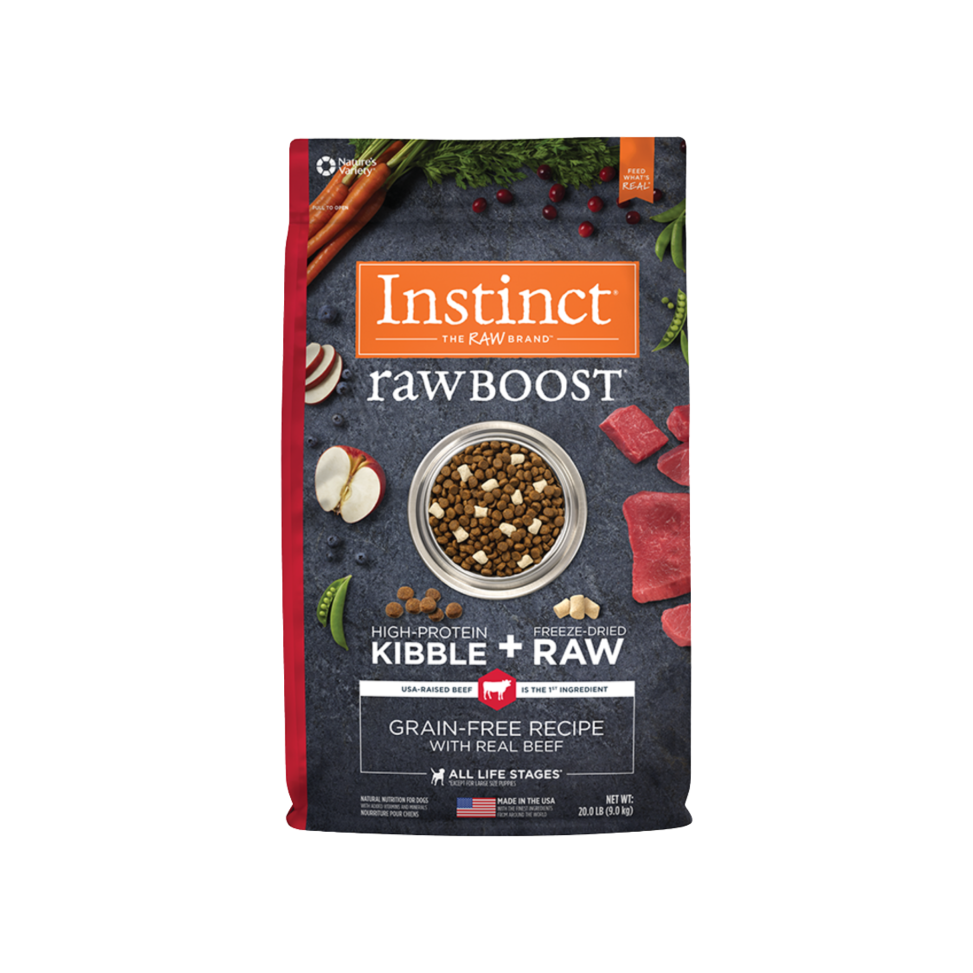 Instinct RawBoost Real Beef Recipe Dry Dog Food