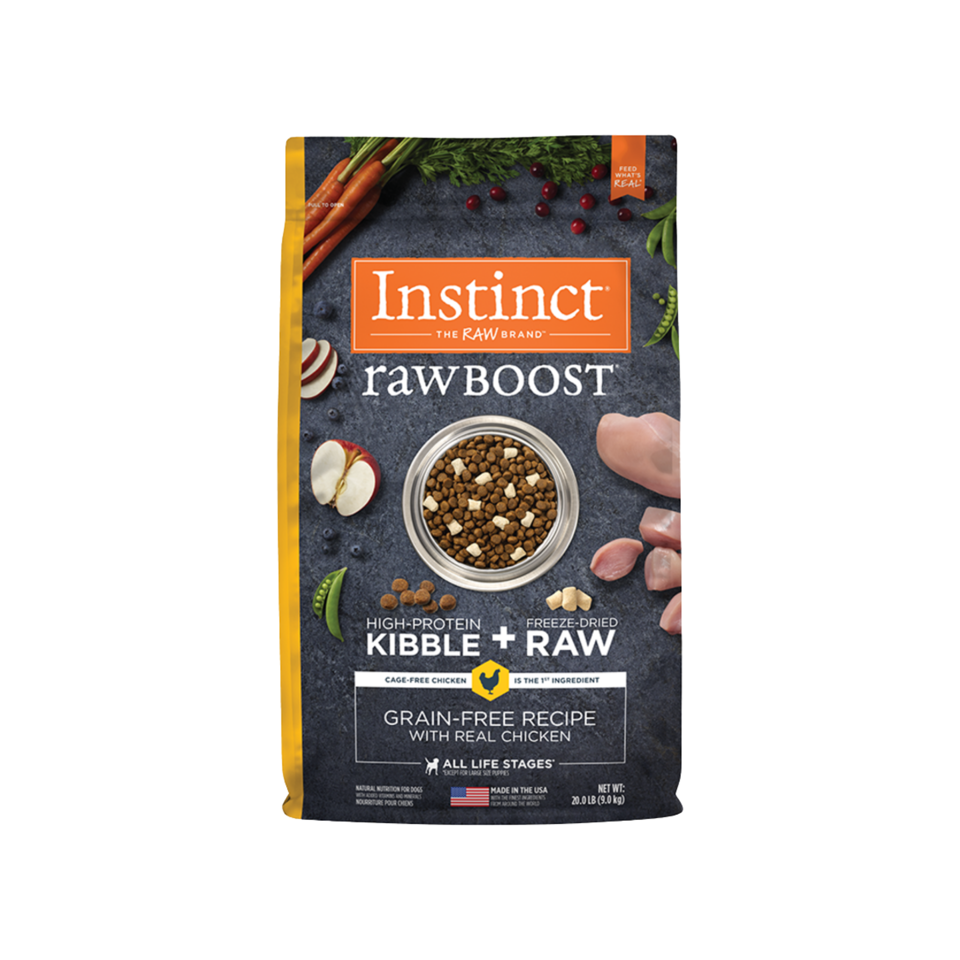 Instinct RawBoost Real Chicken Recipe Dry Dog Food
