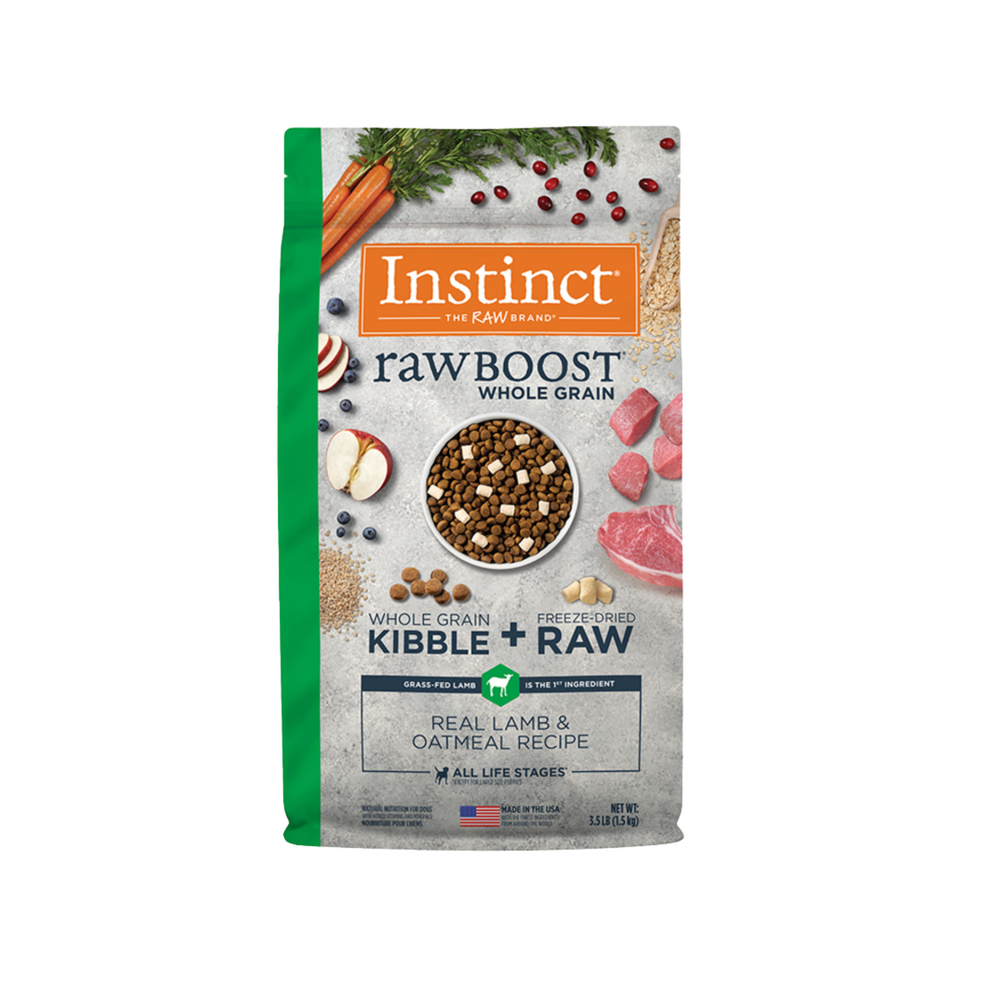 Instinct RawBoost Whole Grain Real Lamb & Oatmeal Recipe Dry Dog Food