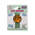 Jiby Basketball Dog Badge