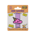 Jiby Ice Cream Dog Badge