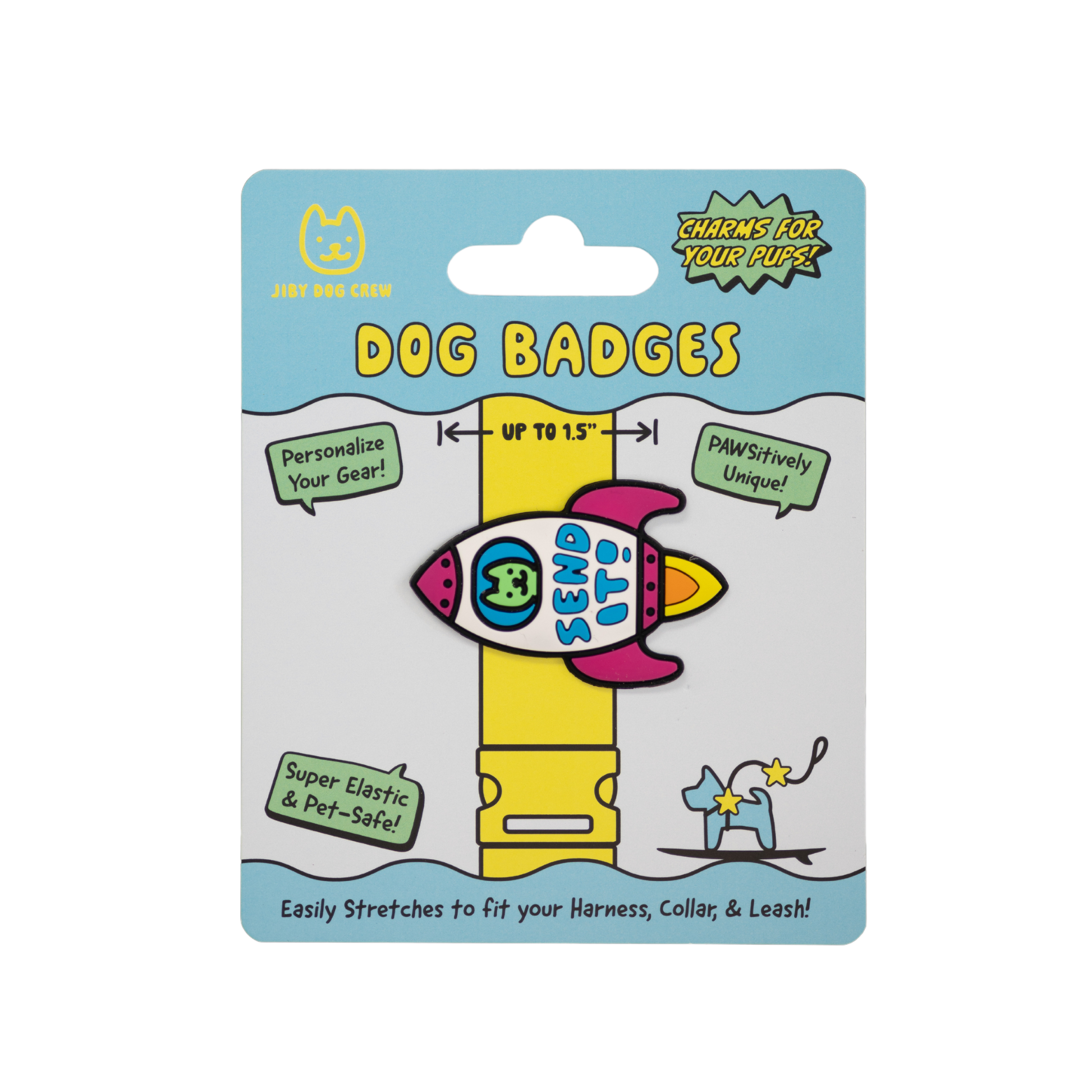Jiby Rocket Dog Badge