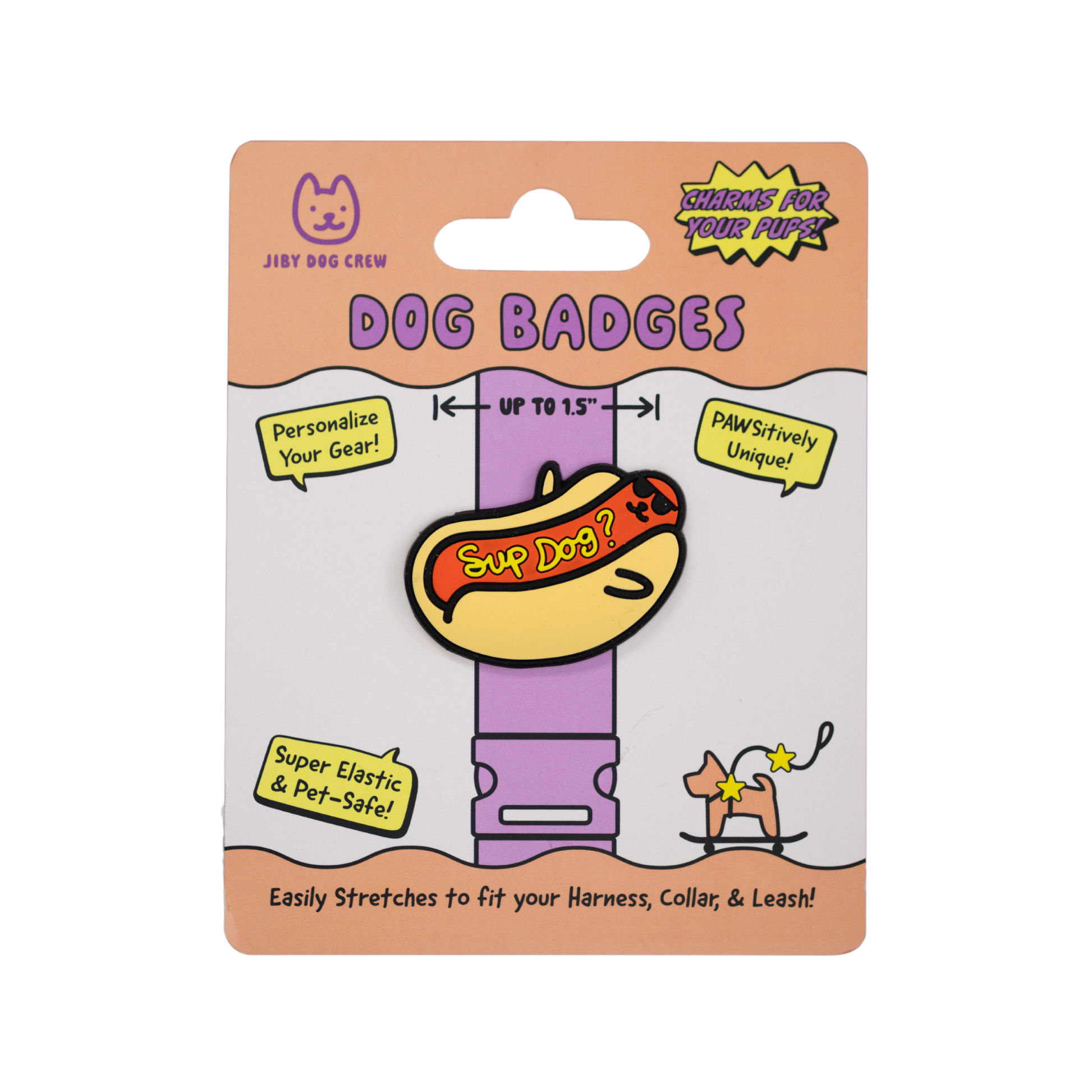 Jiby Sup Dog Badge