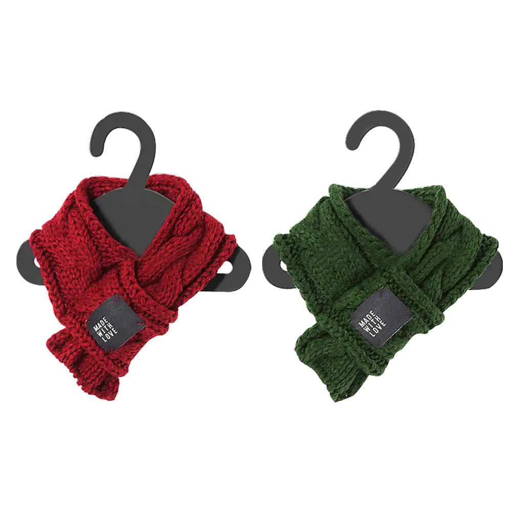 Thick Warm Scarf for Dogs - Cute Pet Scarf