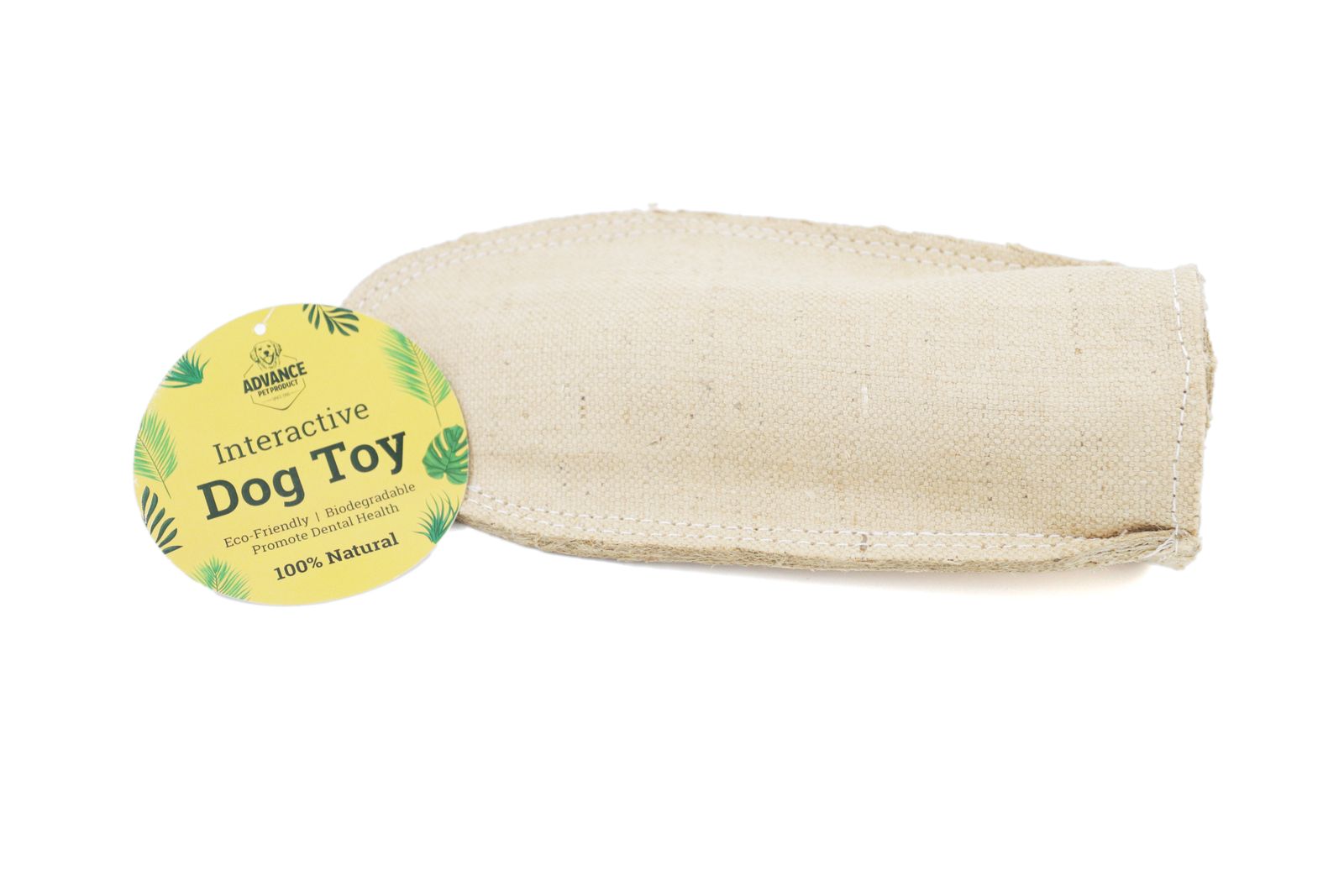Durable Jute Crinkler Rope Dog Toy – Tug, Throw & Chew – Natural Interactive Pet Toy for Exercise & Playtime