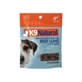K9 Natural New Zealand Air-Dried Beef Lung Protein Bites Dog Treats