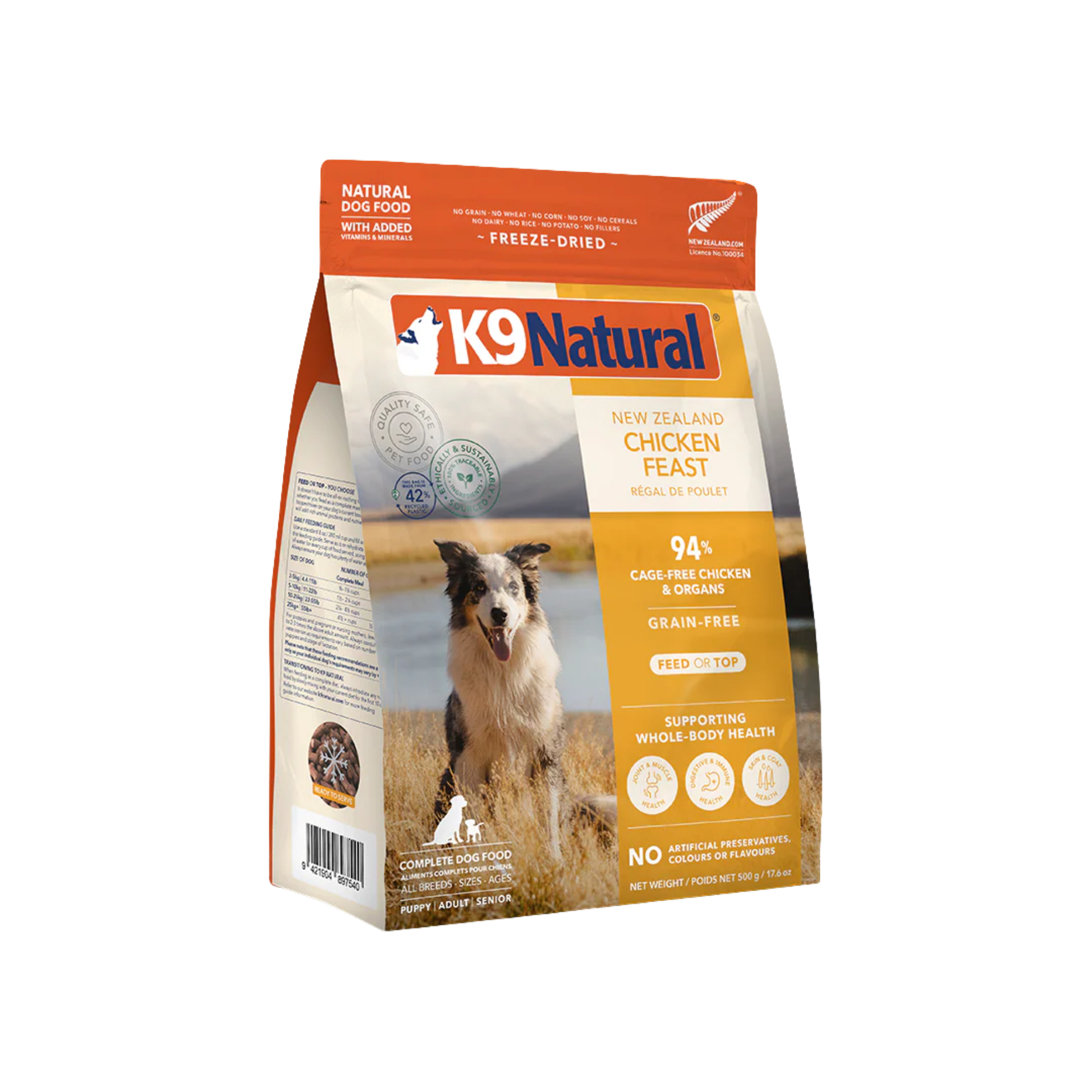 K9 Natural New Zealand Chicken Feast Freeze-Dried Dog Food
