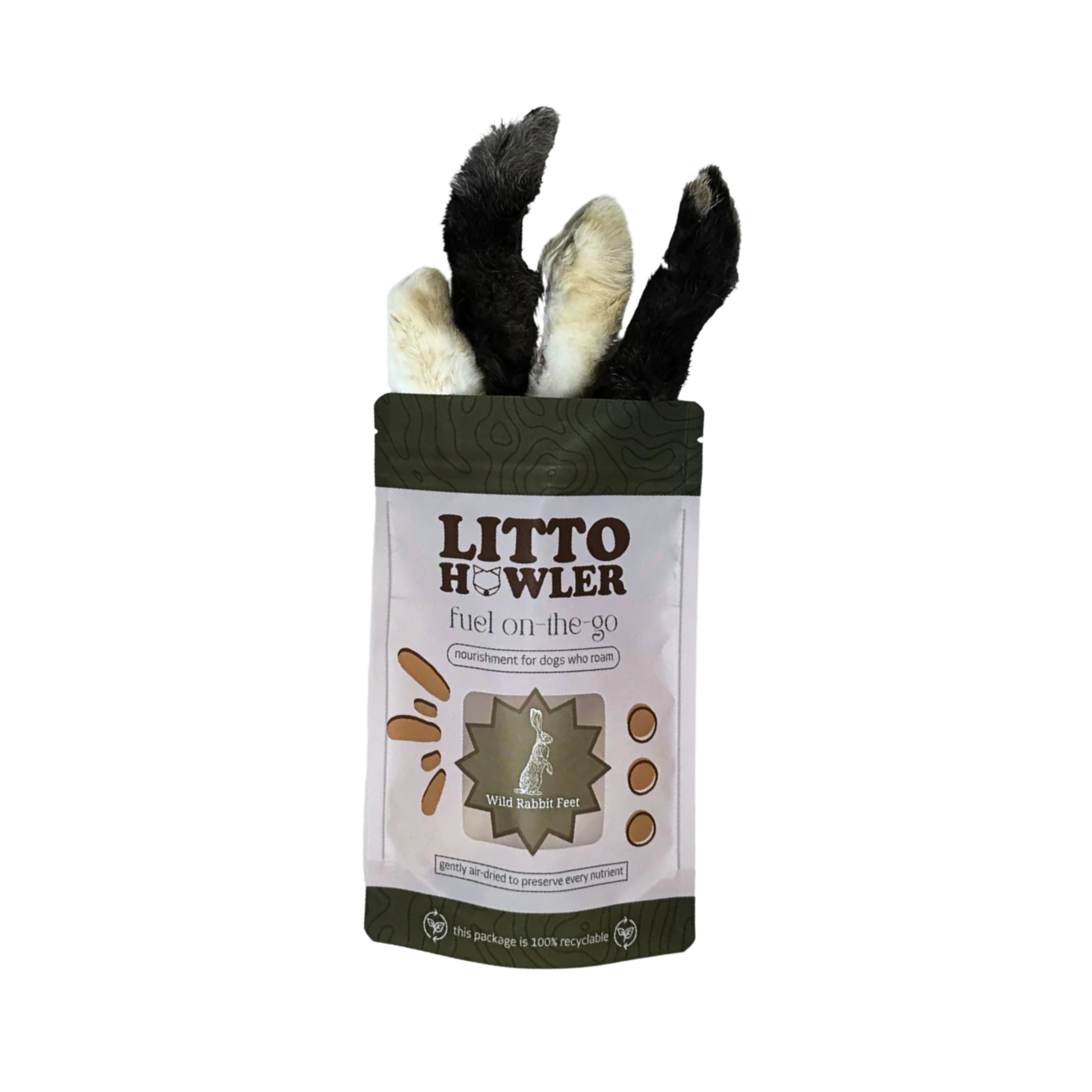 Litto Howler Wild Rabbit Feet