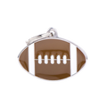 Myfamily Charms Big American Football ID Tag